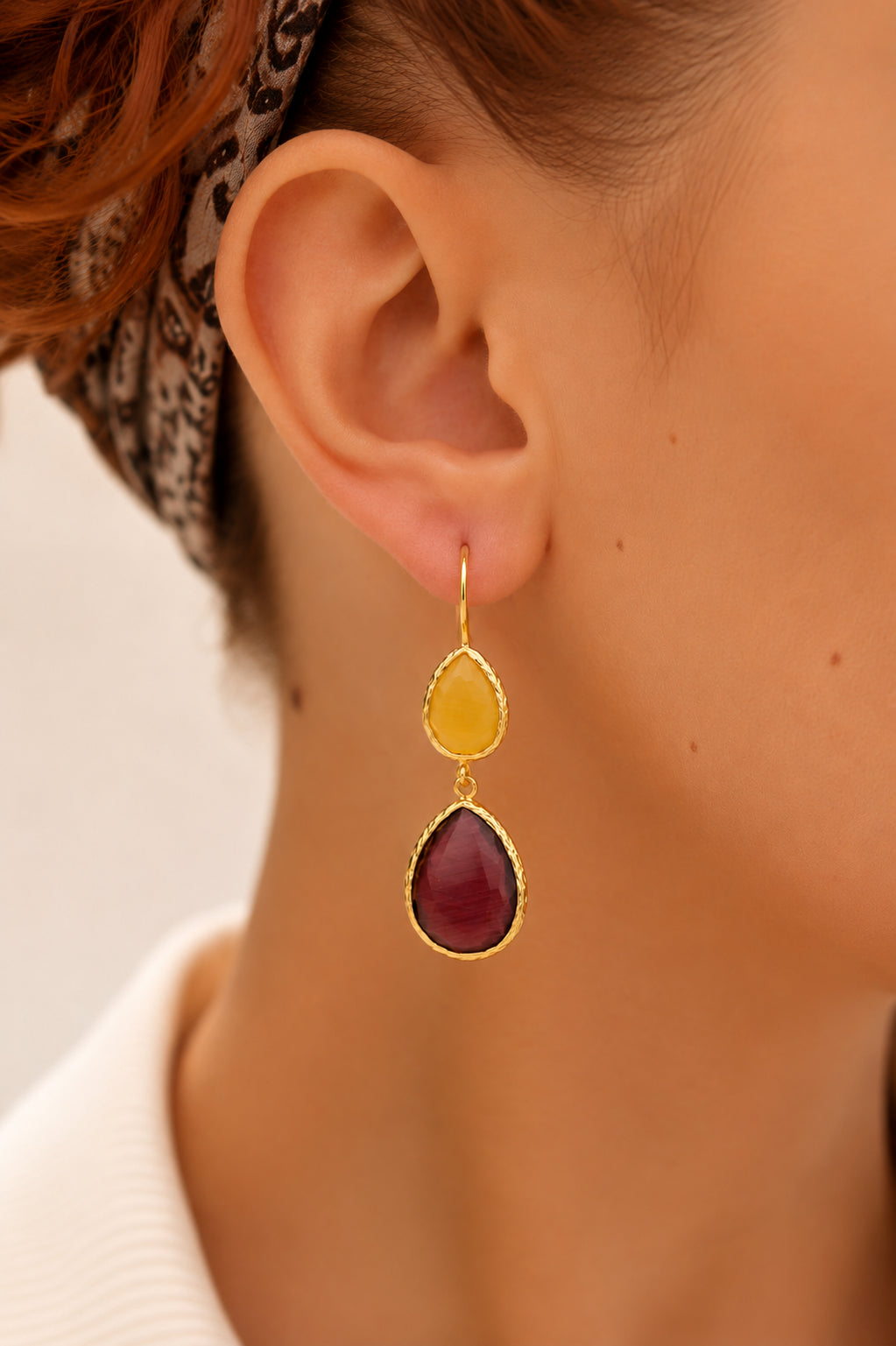 Cat Eyes Earring