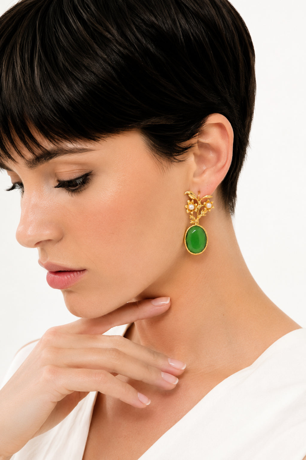 Cat Eyes Earring