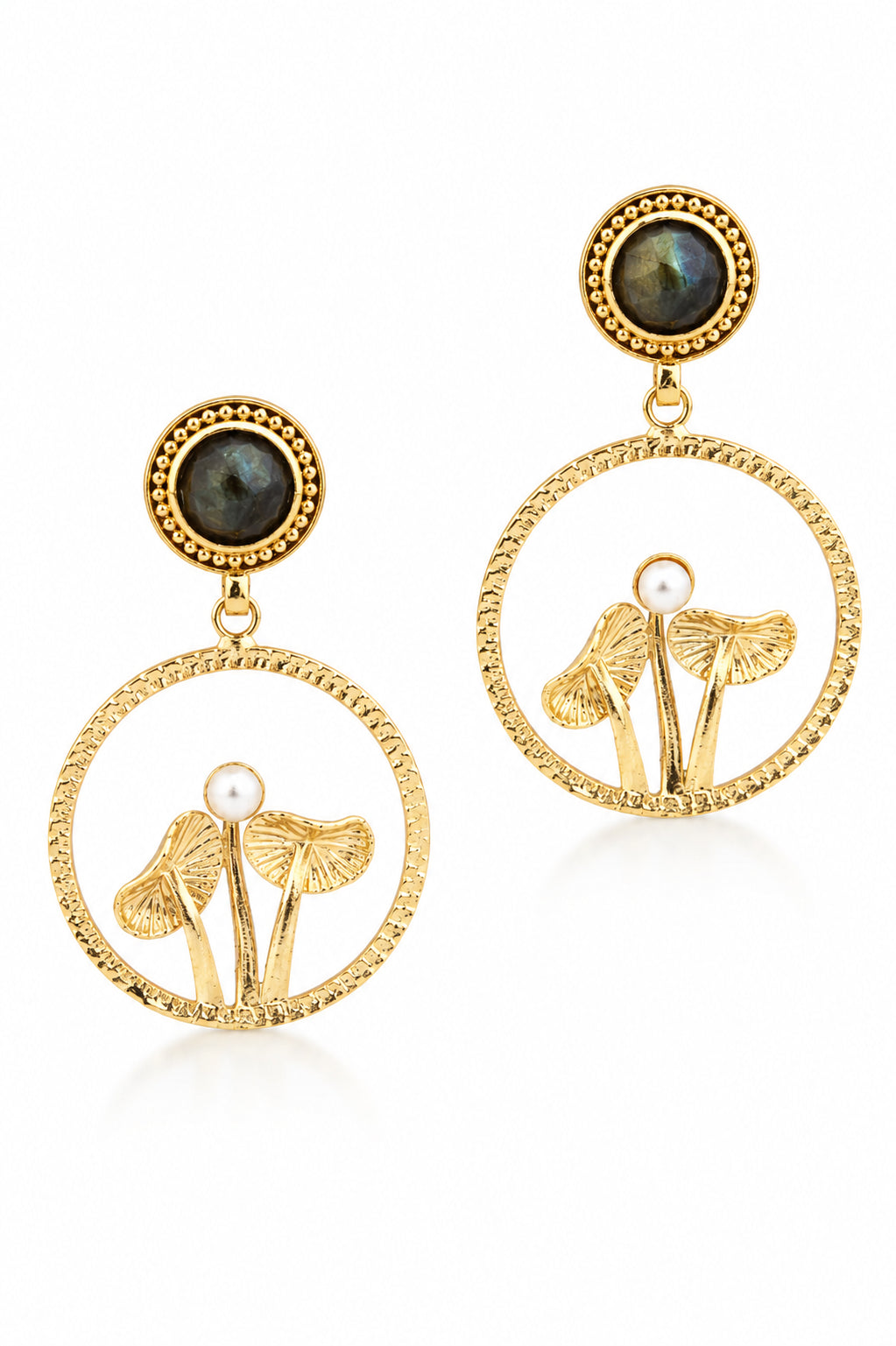 Labradorite Earring