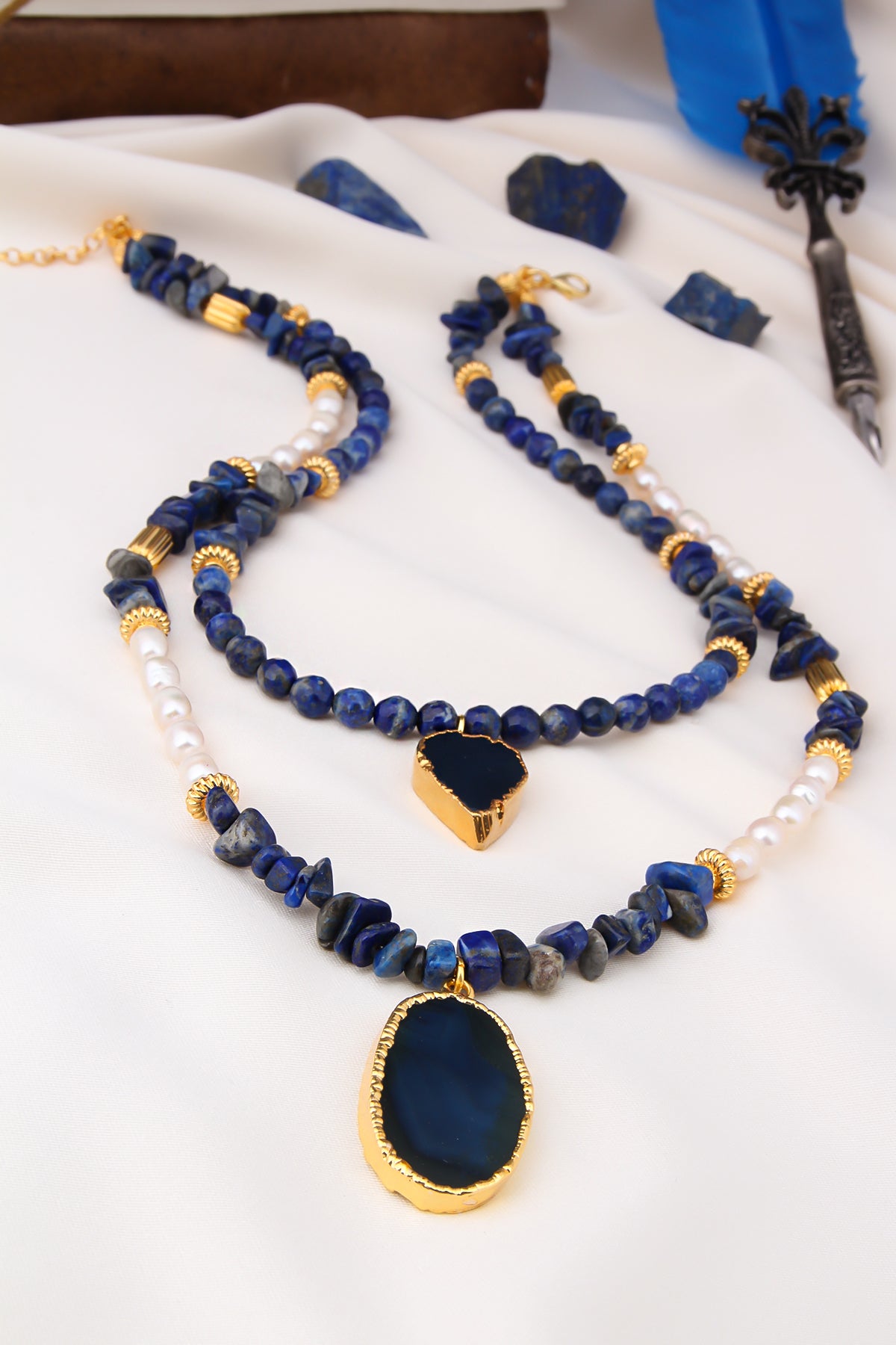 Agate Collier