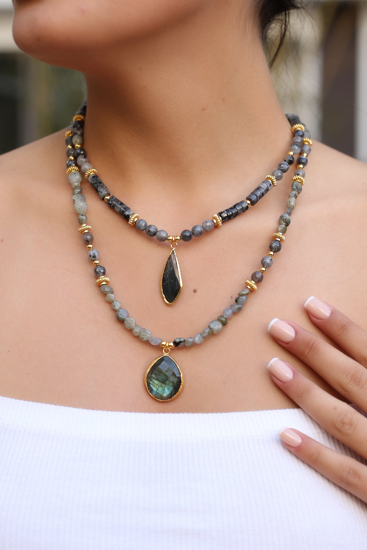Labradorite Collier