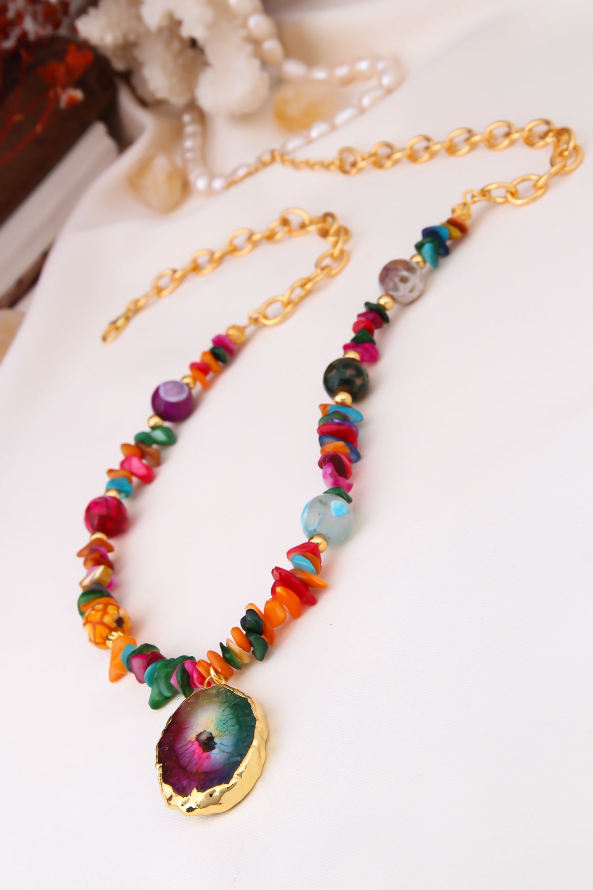 Quartz Collier