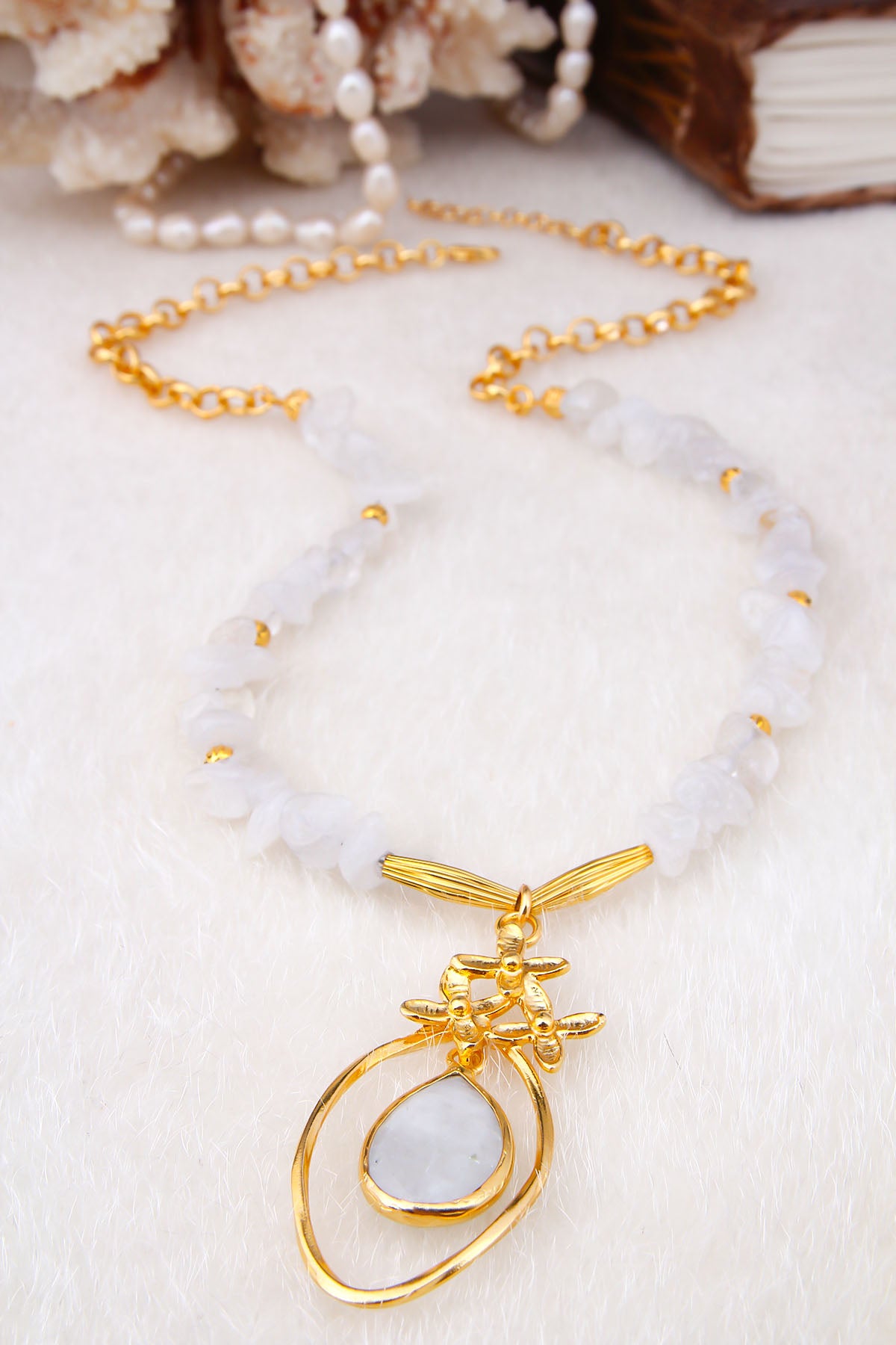 Moonstone Collier