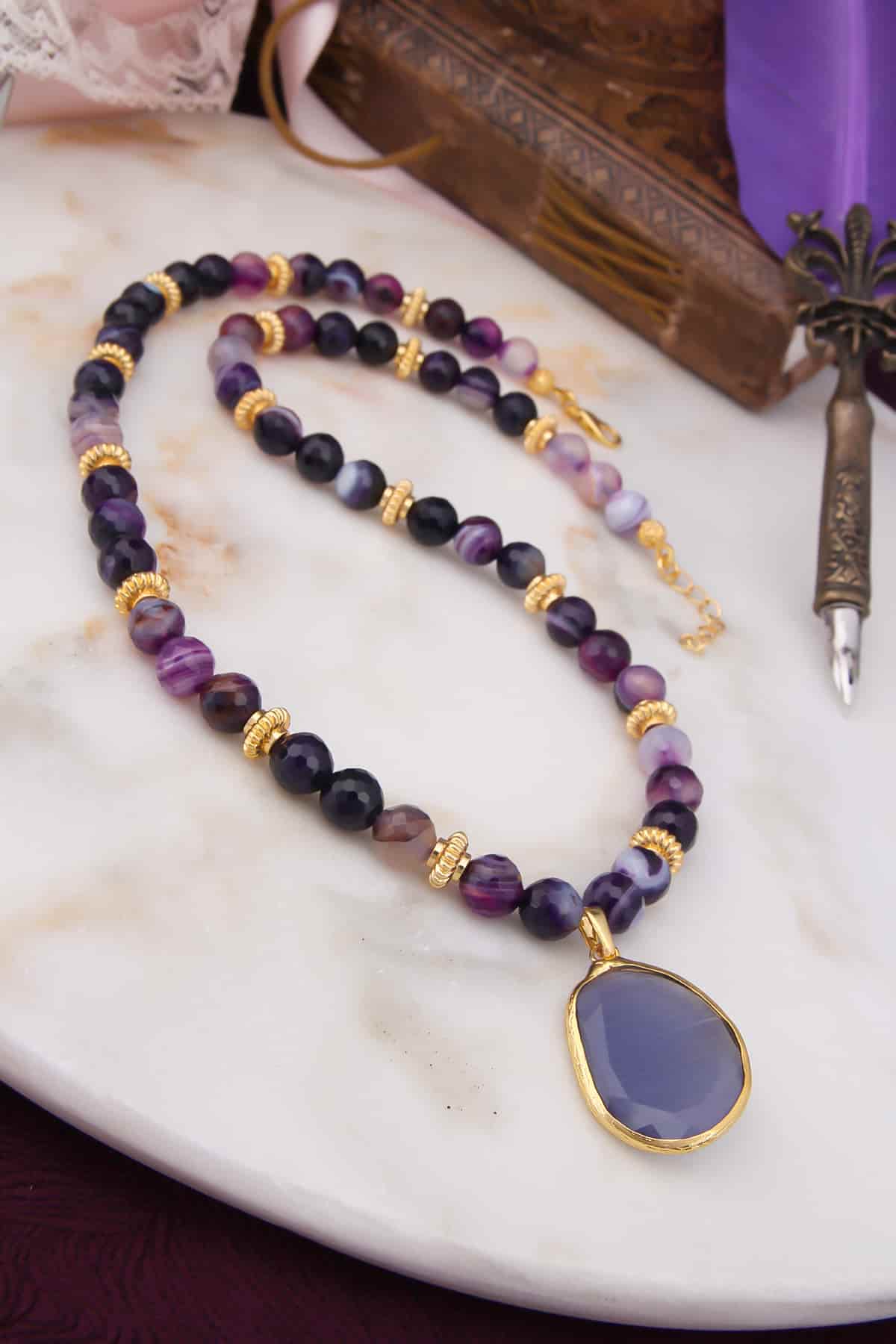 Agate Collier