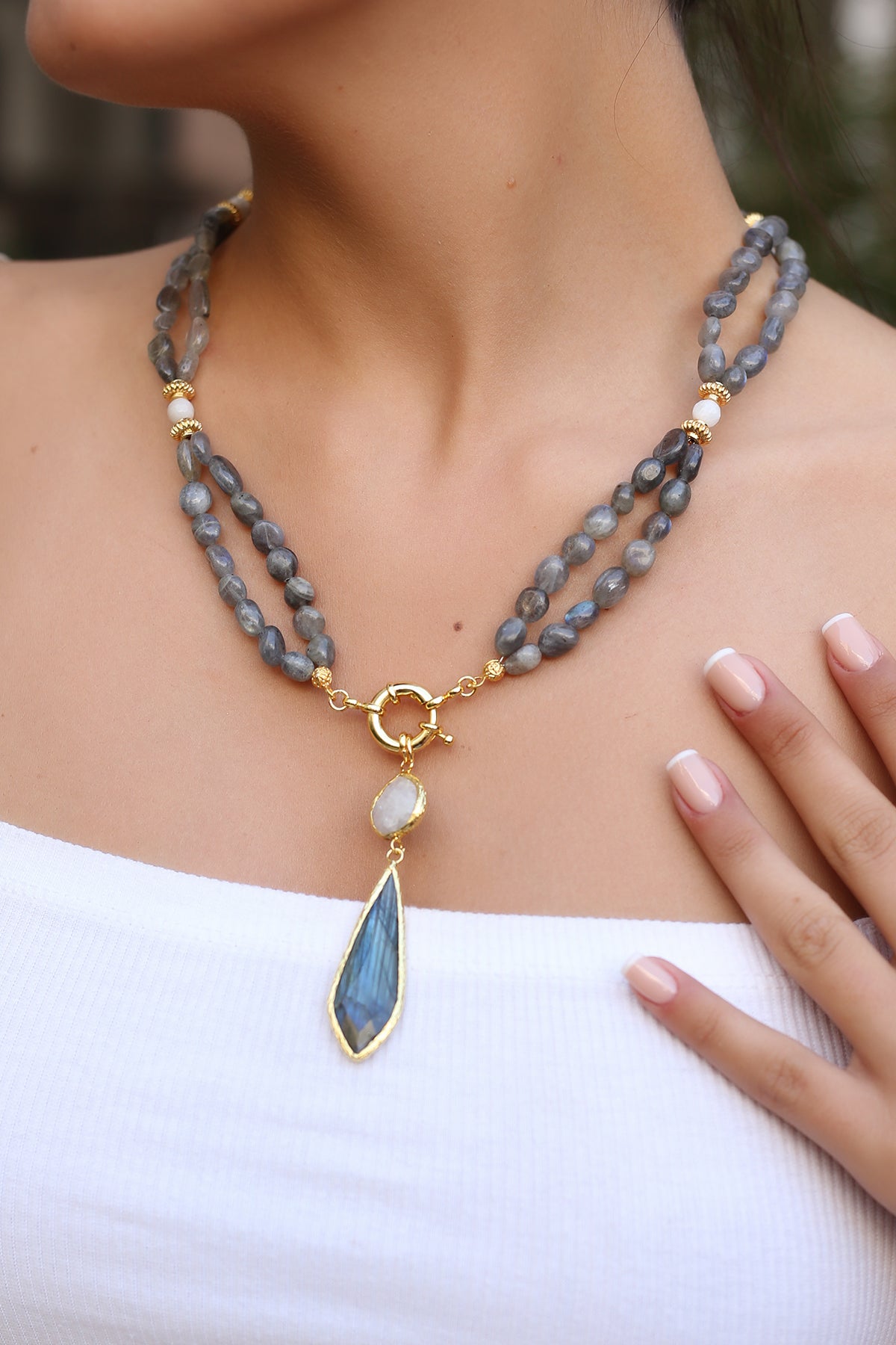 Labradorite Collier