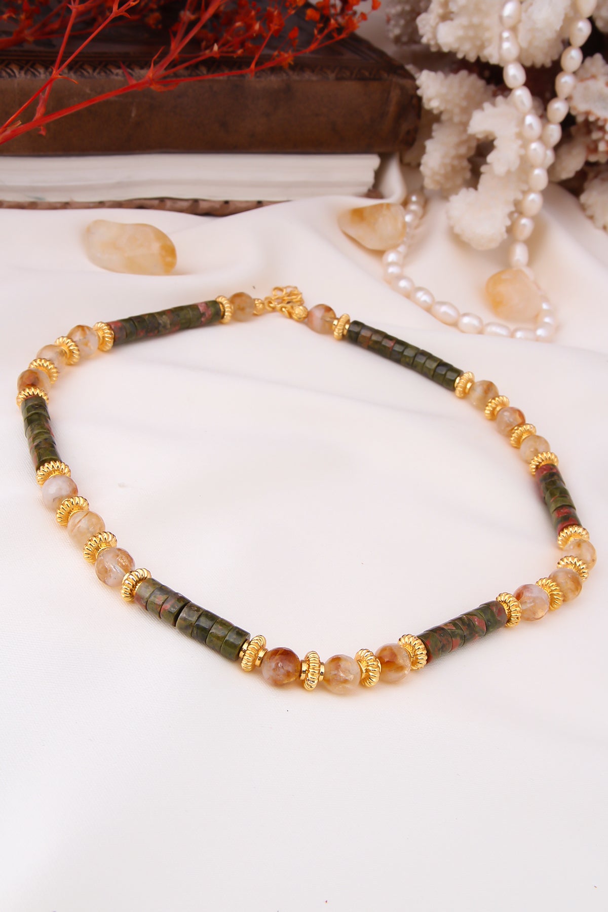 Citrine Collier