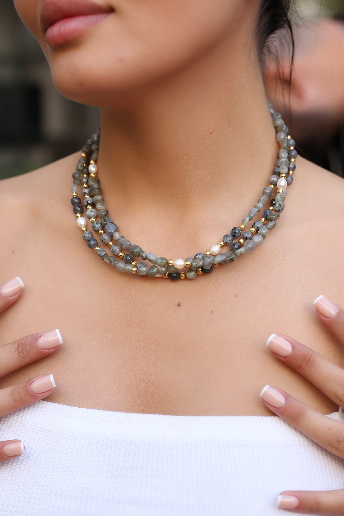 Labradorite Collier