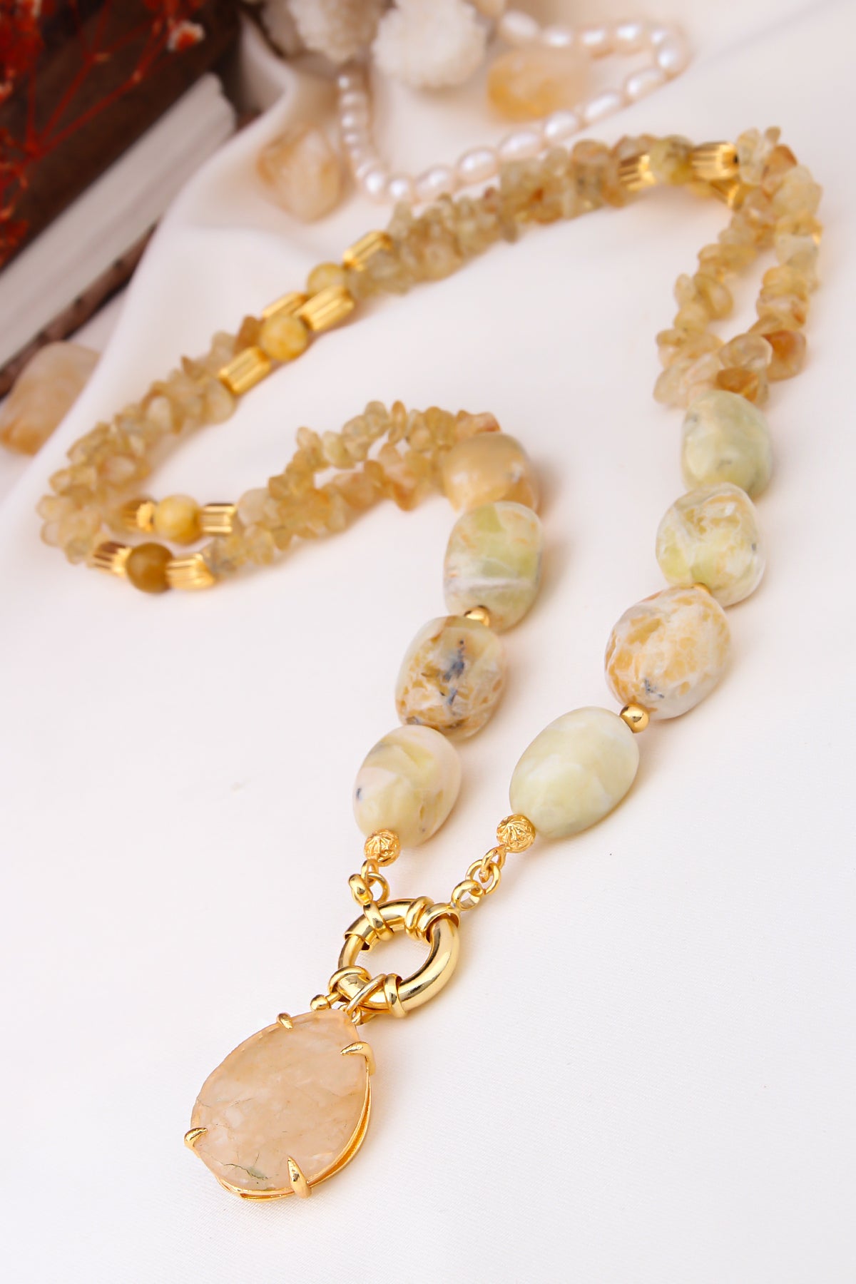 Citrine Collier