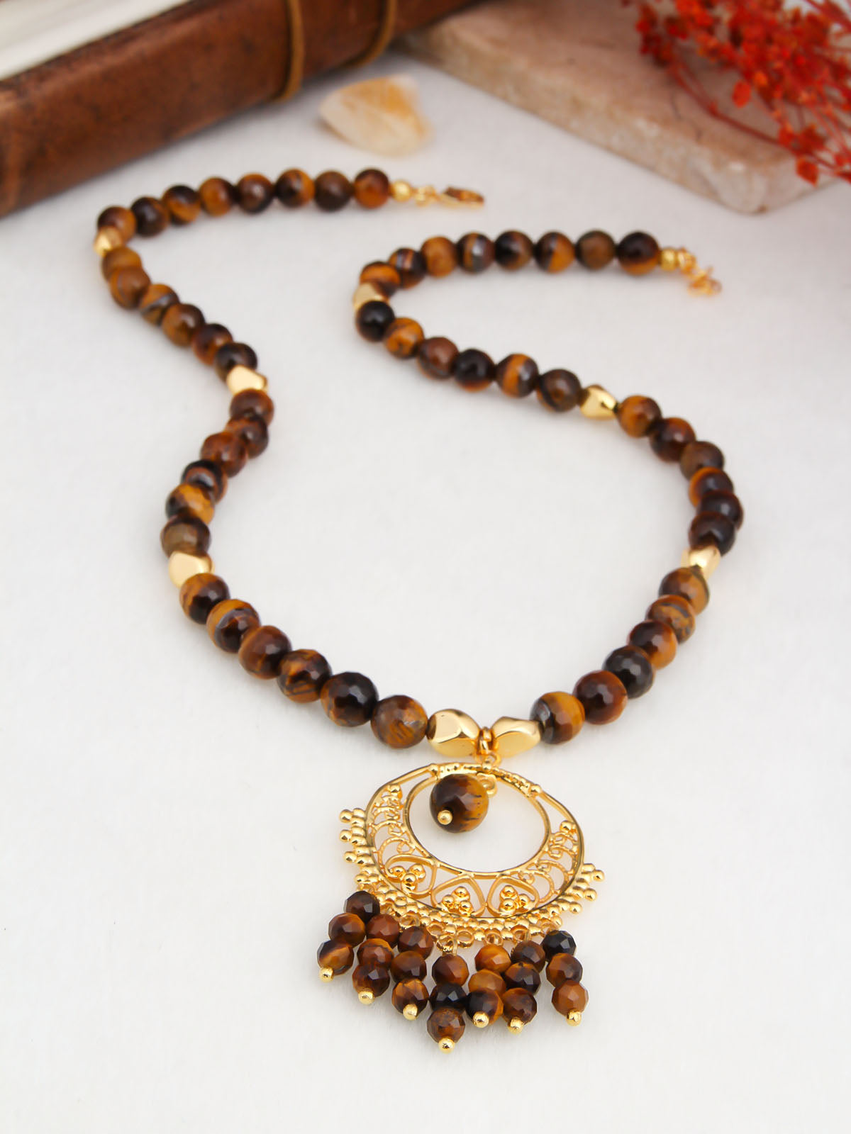 Tiger Eyes Collier