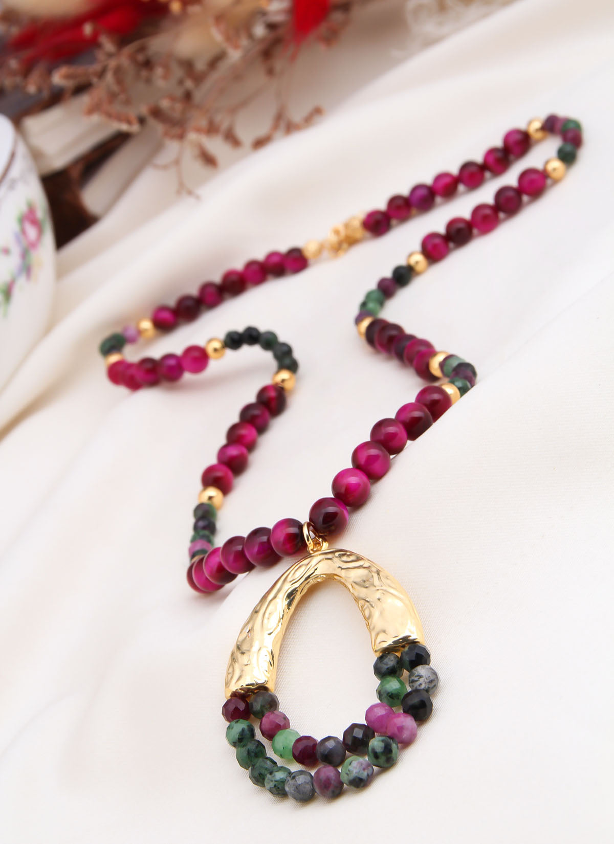 Tşger Eyes Collier