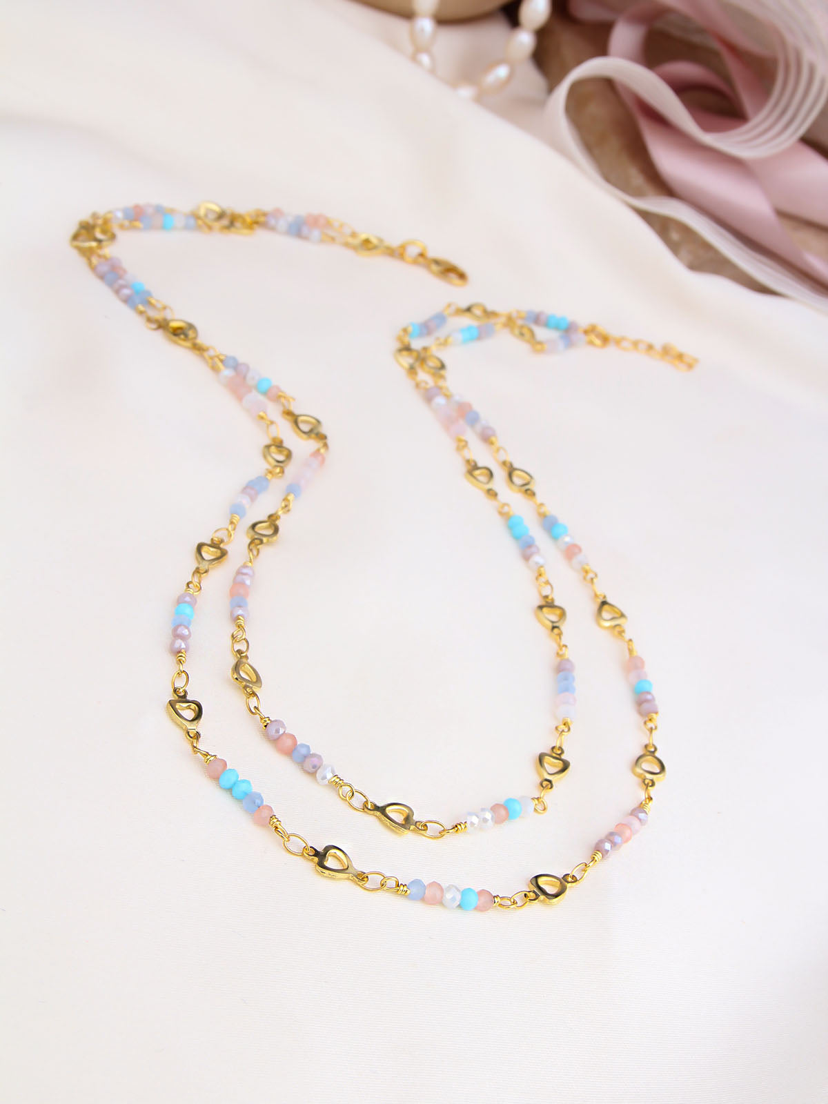 Natural Stone Collier