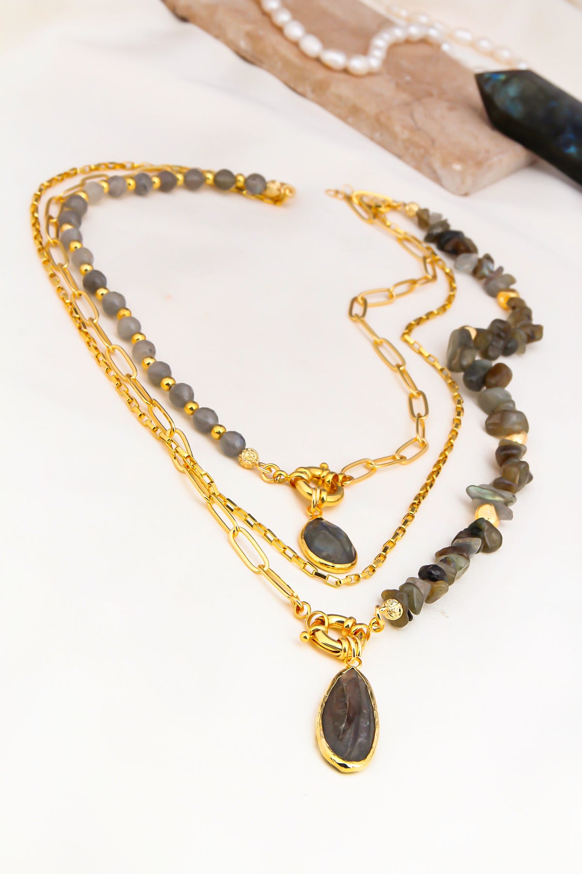 Labradorite Collier