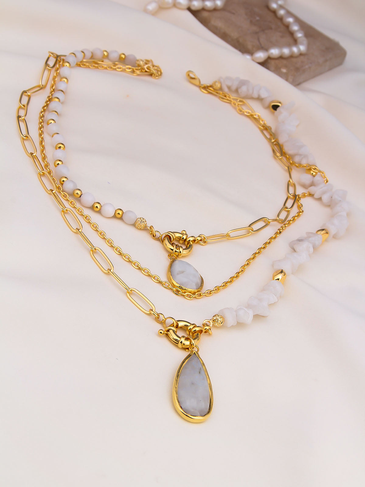 Moonstone Collier
