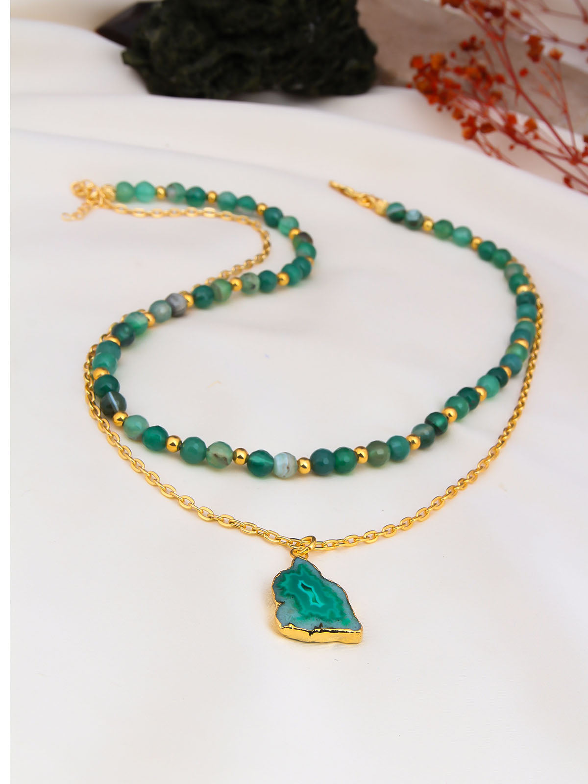 Quartz Collier