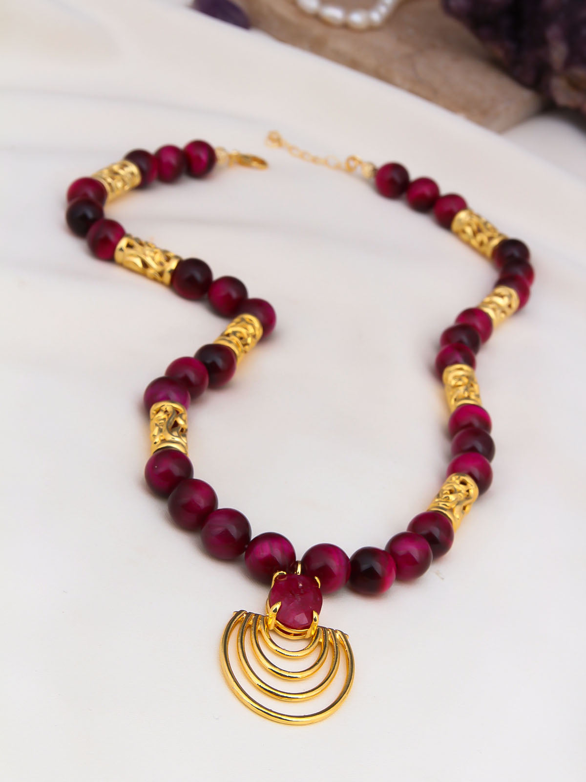 Tiger Eyes Collier