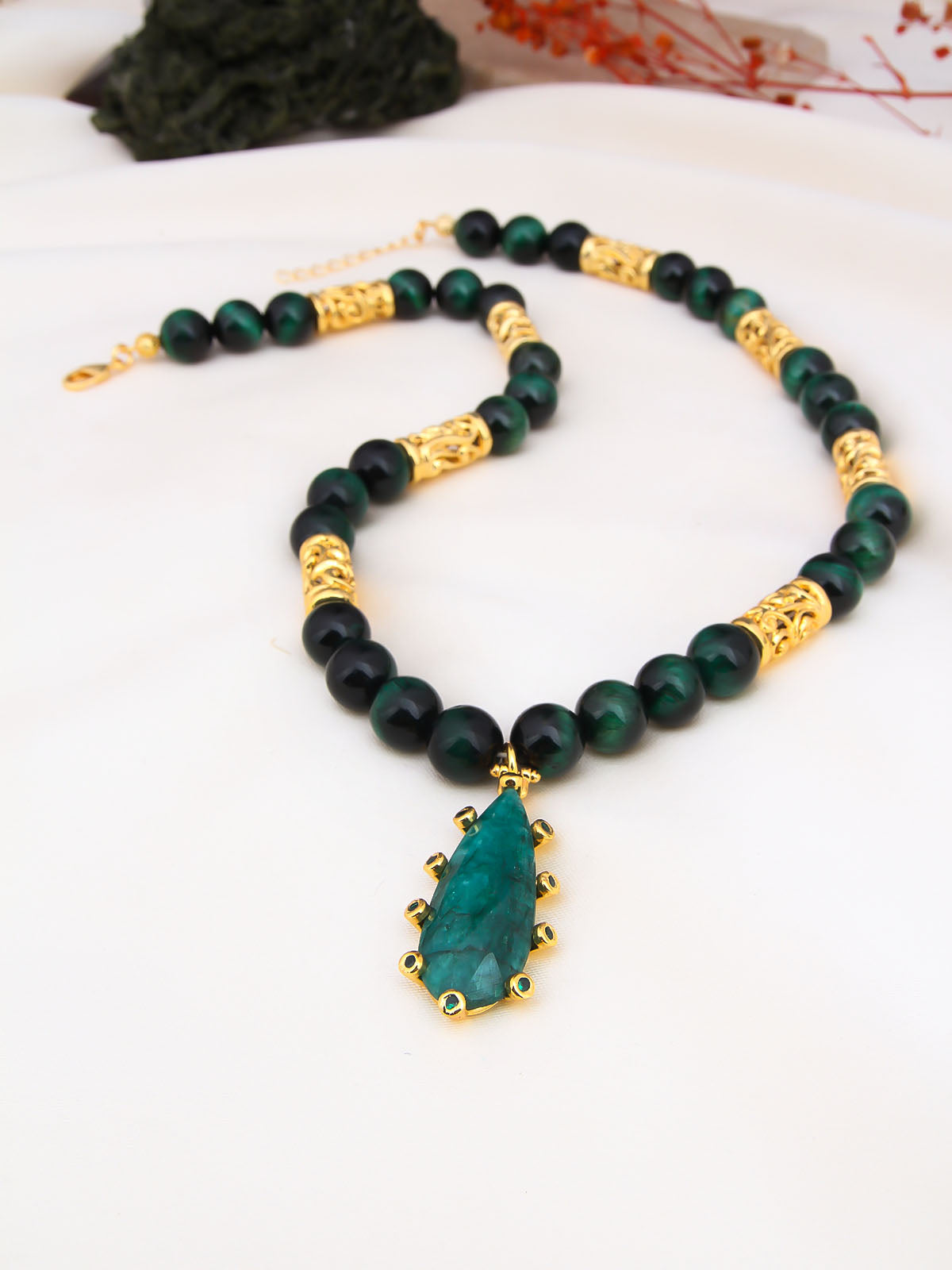 Tiger Eyes Collier