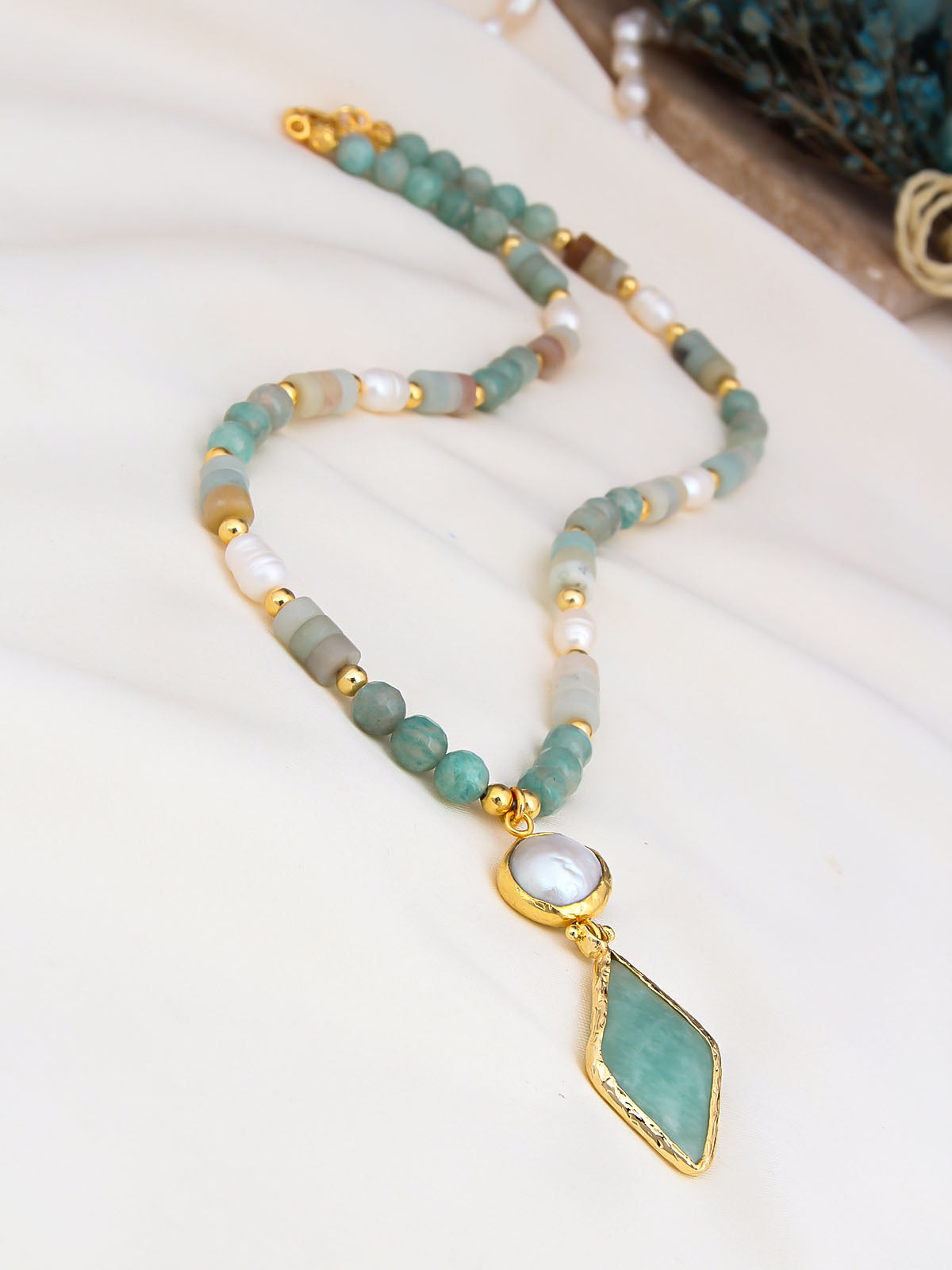 Amazonite Collier