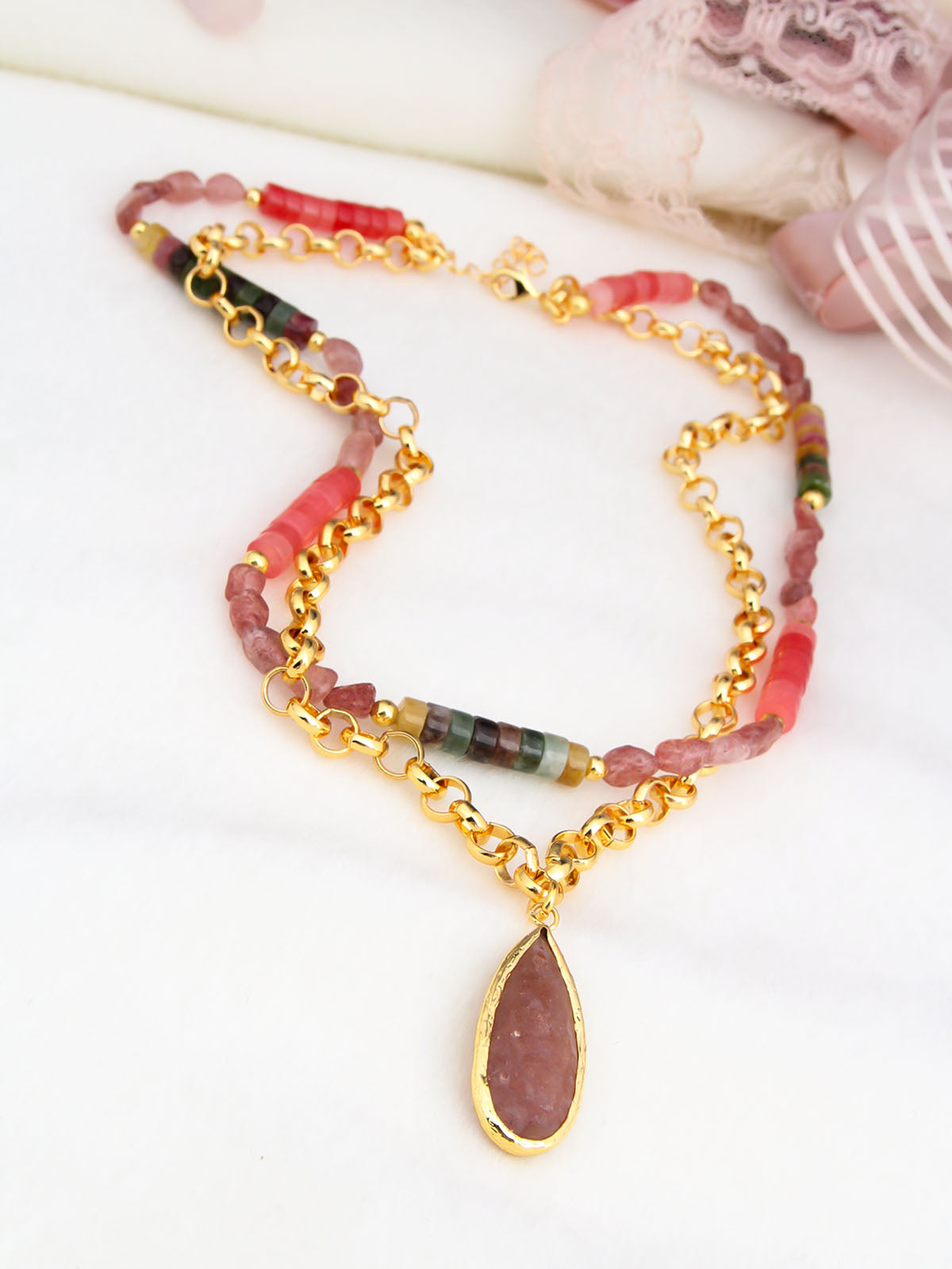 Quartz Collier