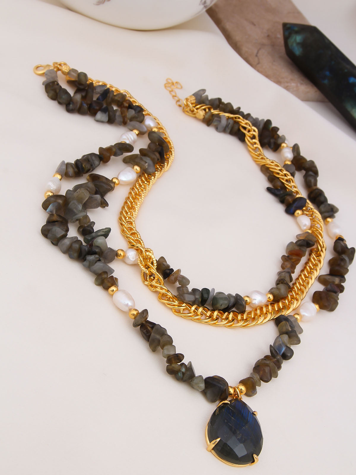 Labradorite Collier