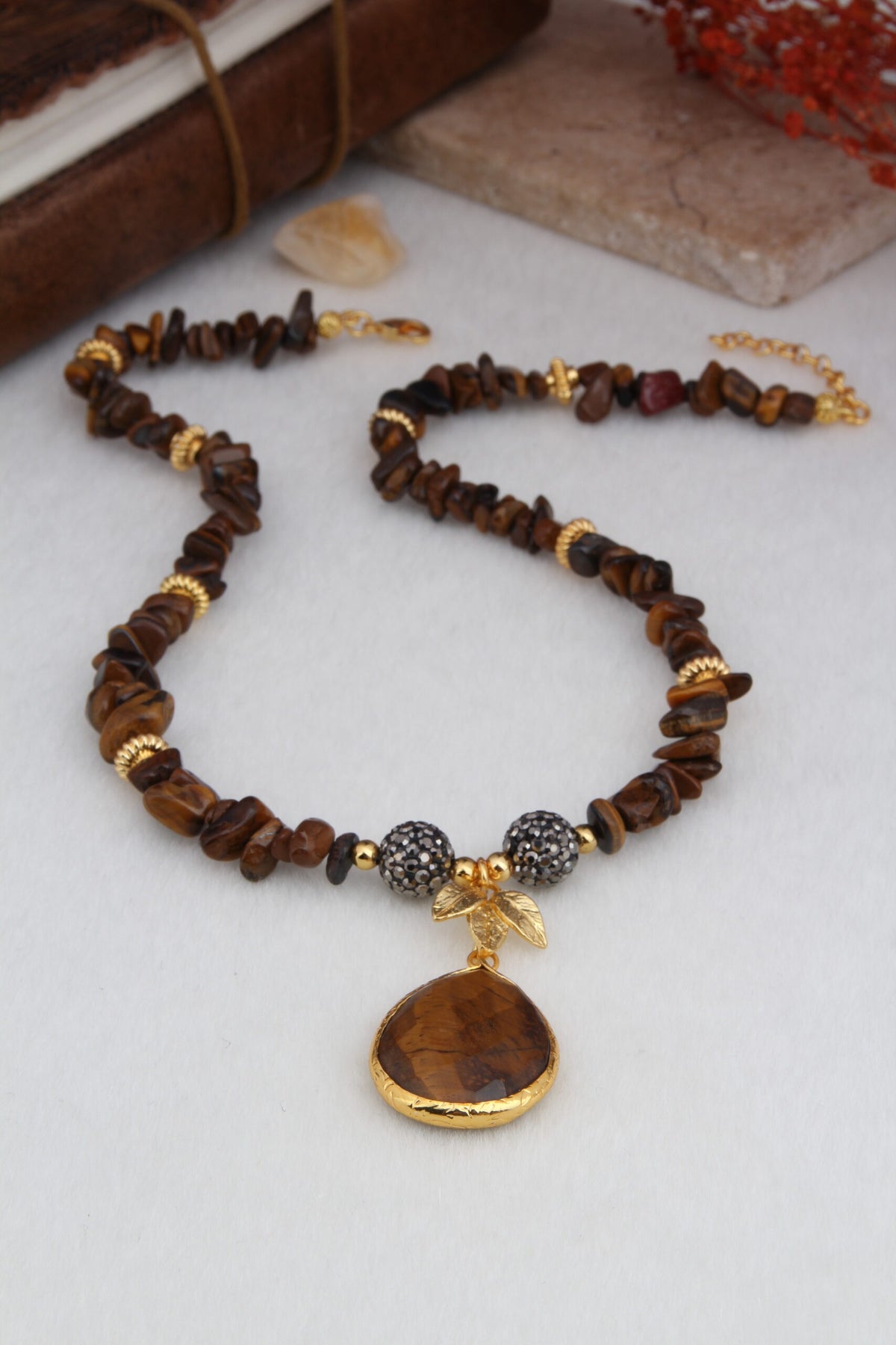 Tiger Eyes Collier
