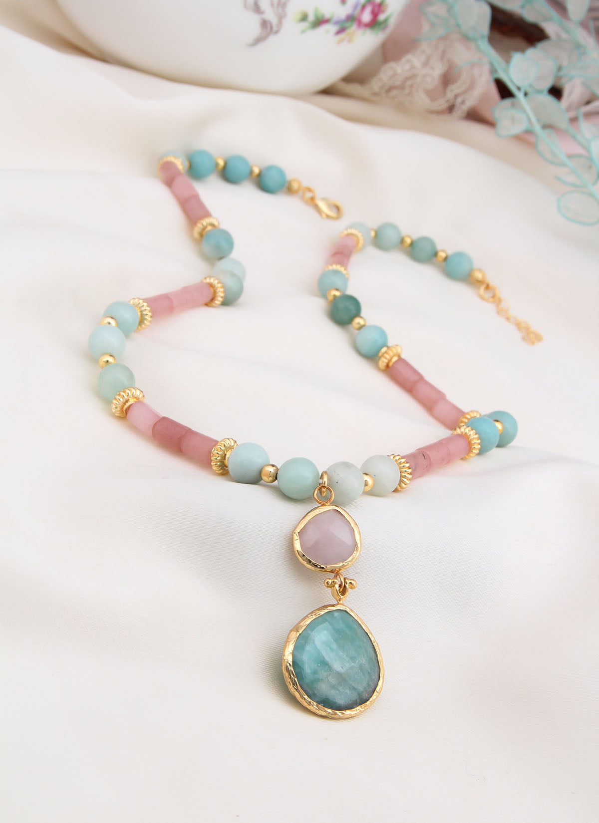 Amazonite Collier