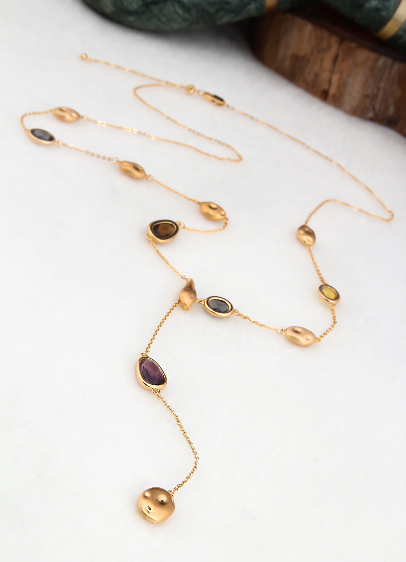 Pearl & Zircon Necklace