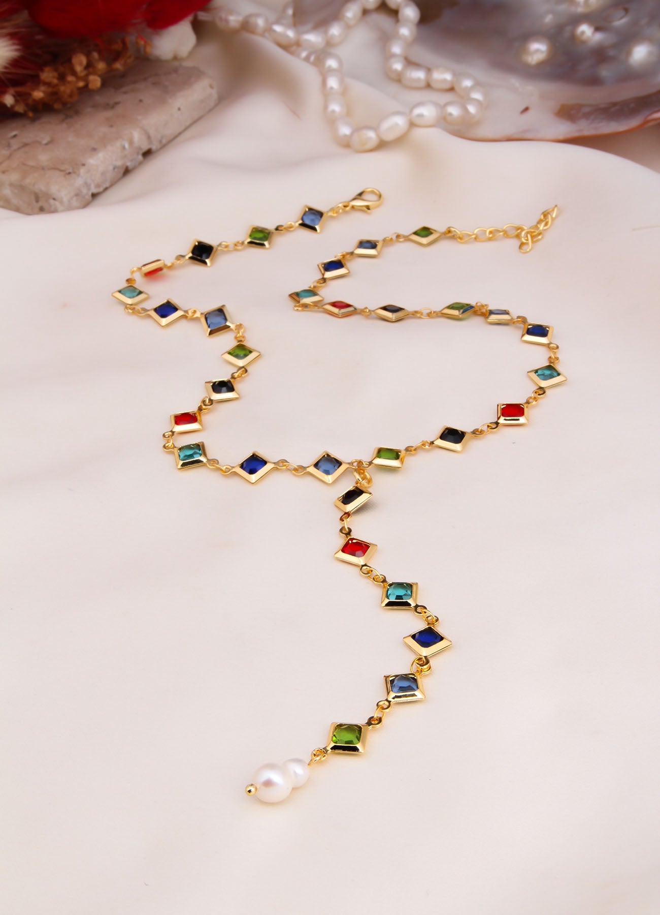 Pearl & Crystal Collier