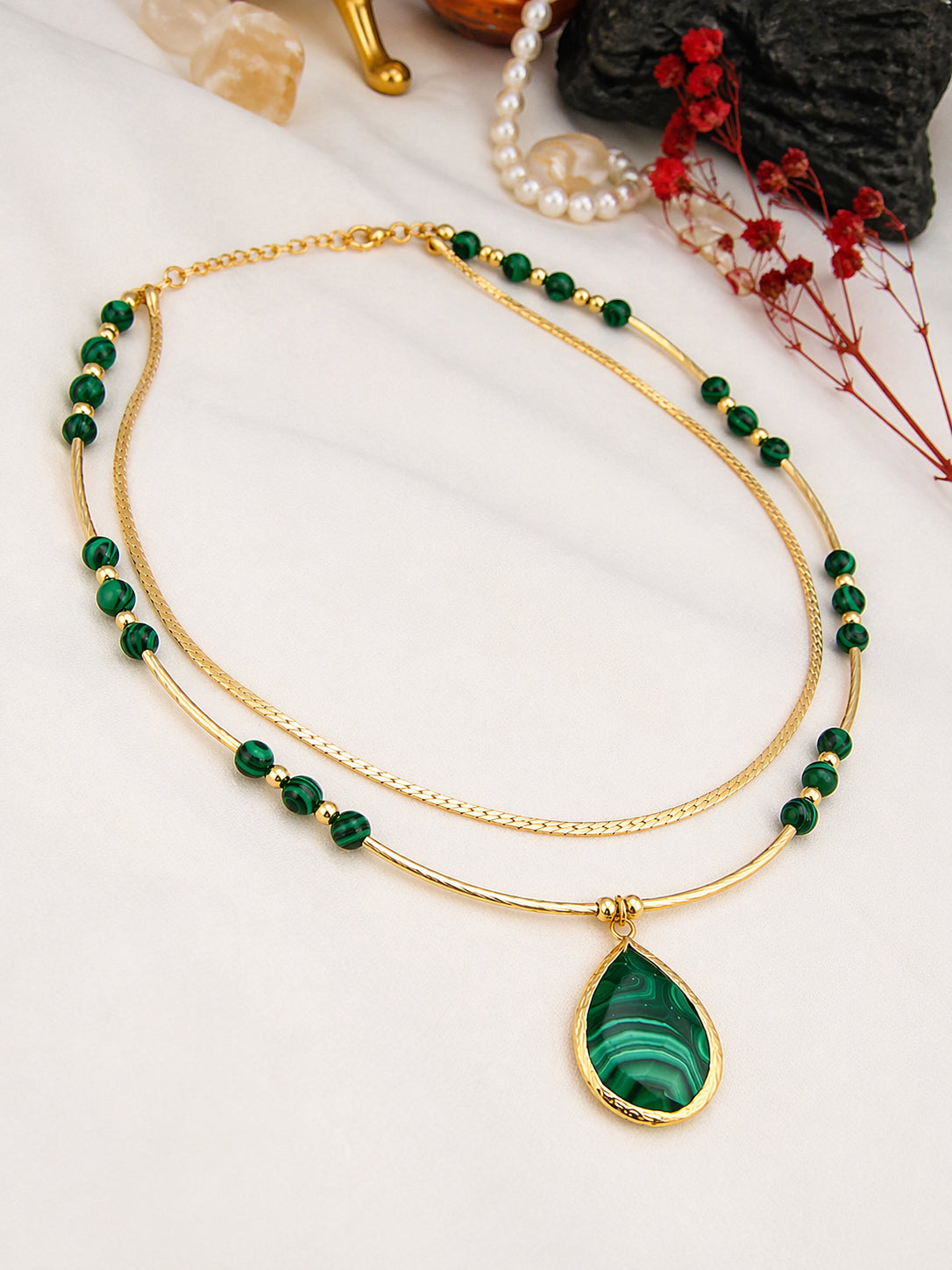 Malahite Necklace