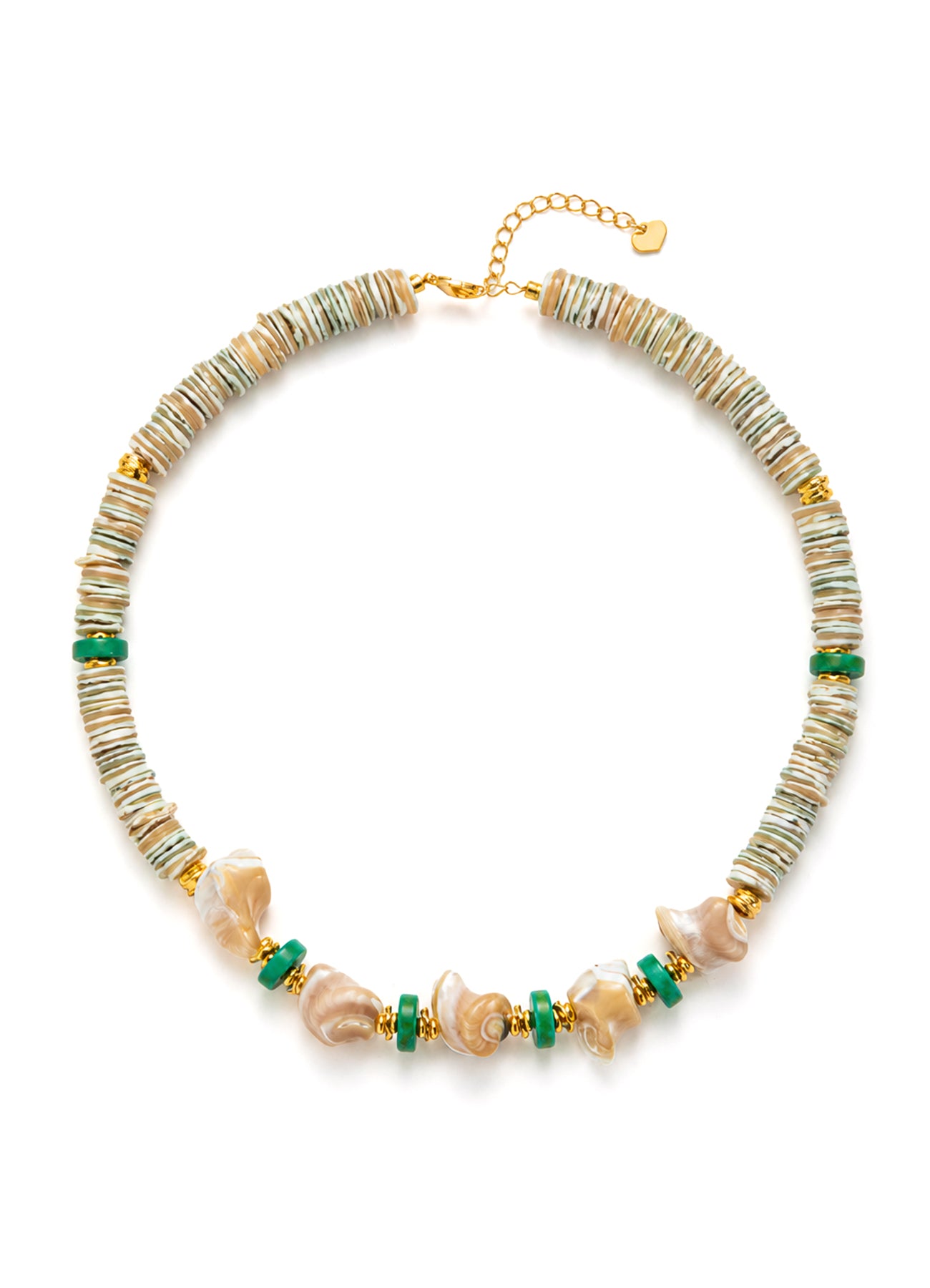 Nacre & Malahite Necklace
