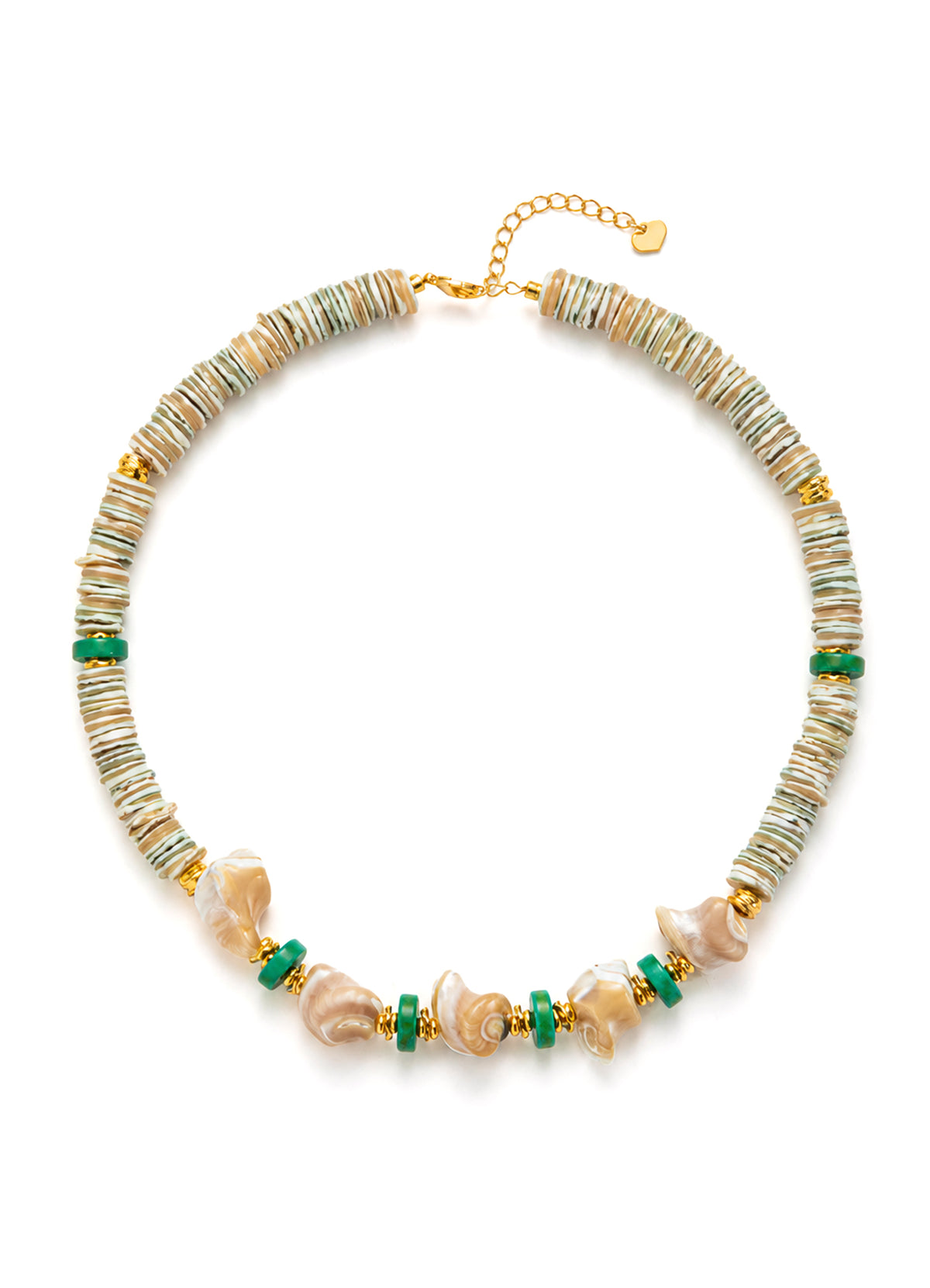 Nacre & Malahite Necklace