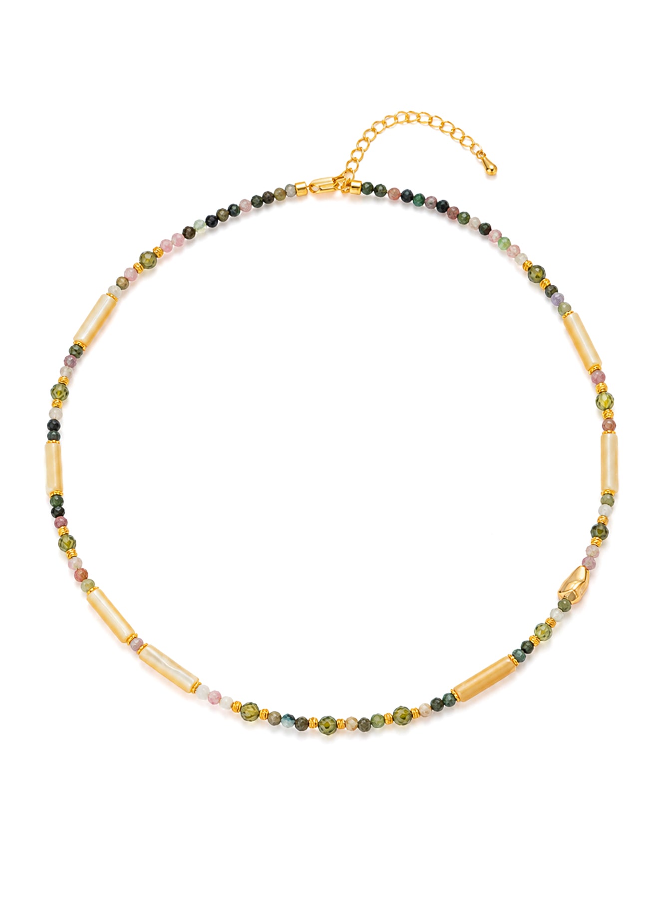 Nacre & Crystal Necklace