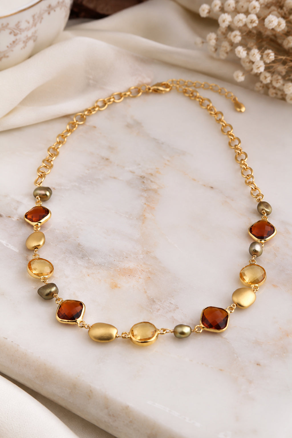 Pearl & Zultanite Necklace