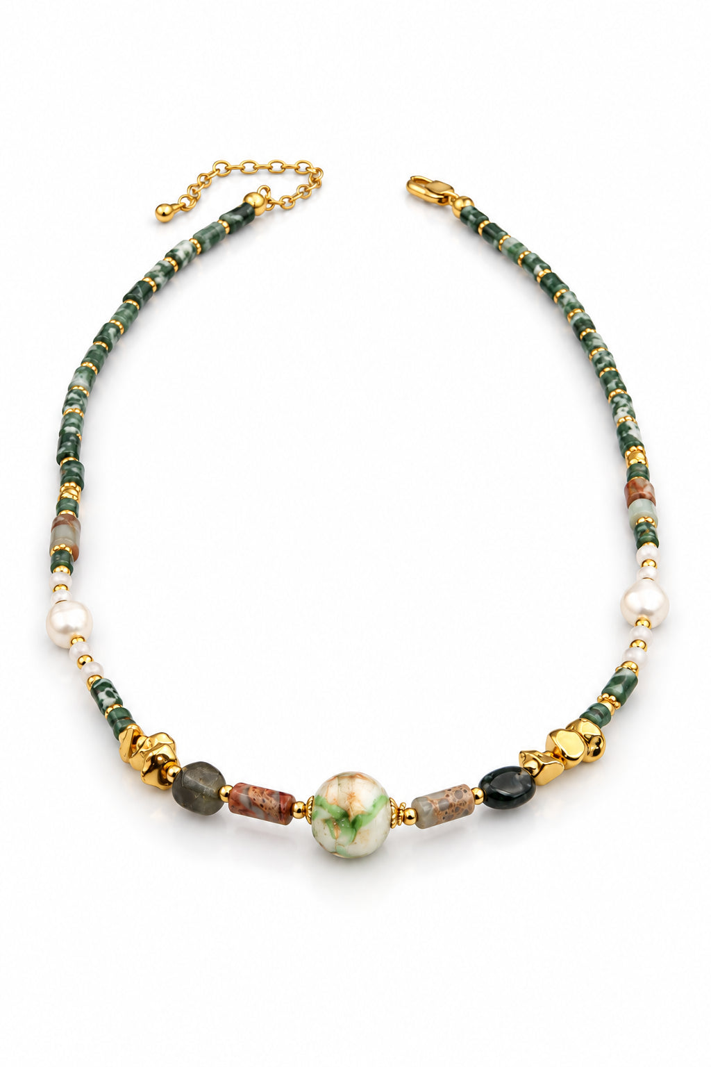 Moss agate Necklace
