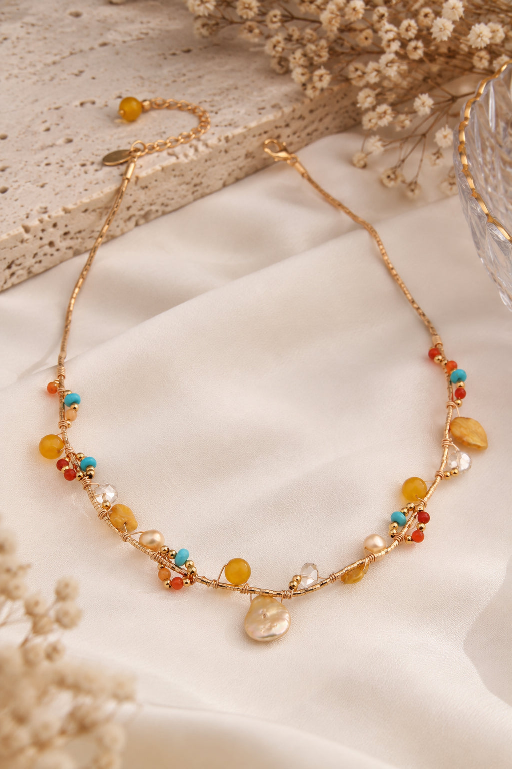 Pearl & Turquoise Necklace