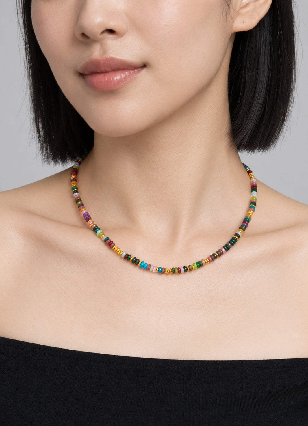 Agathe & Turquoise Necklace