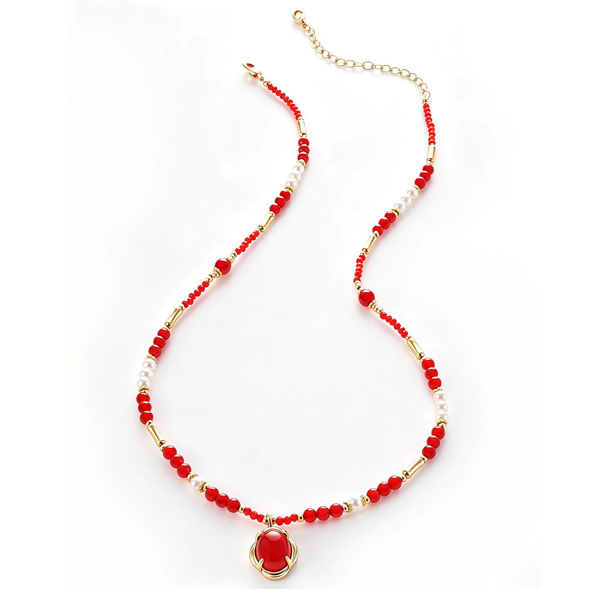Crystal & Pearl Necklace