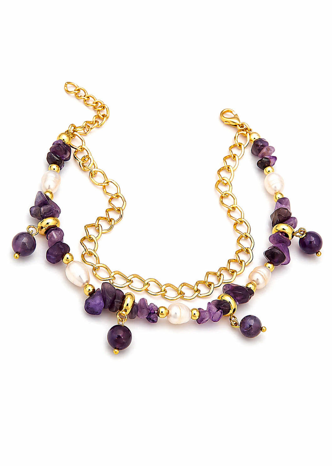 Amethyst Anklet