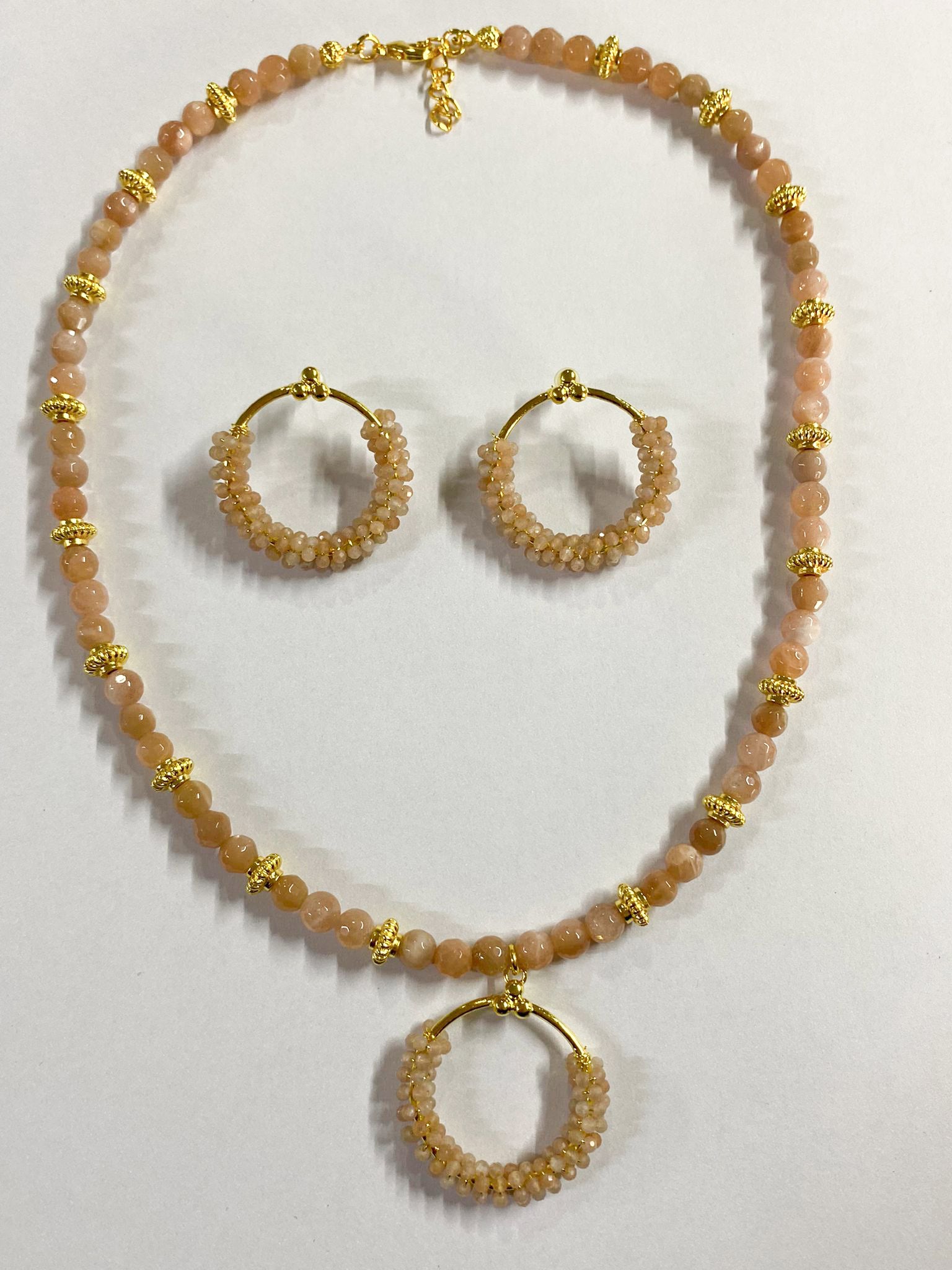 SunStone Parure colier & Boucles d'oreilles