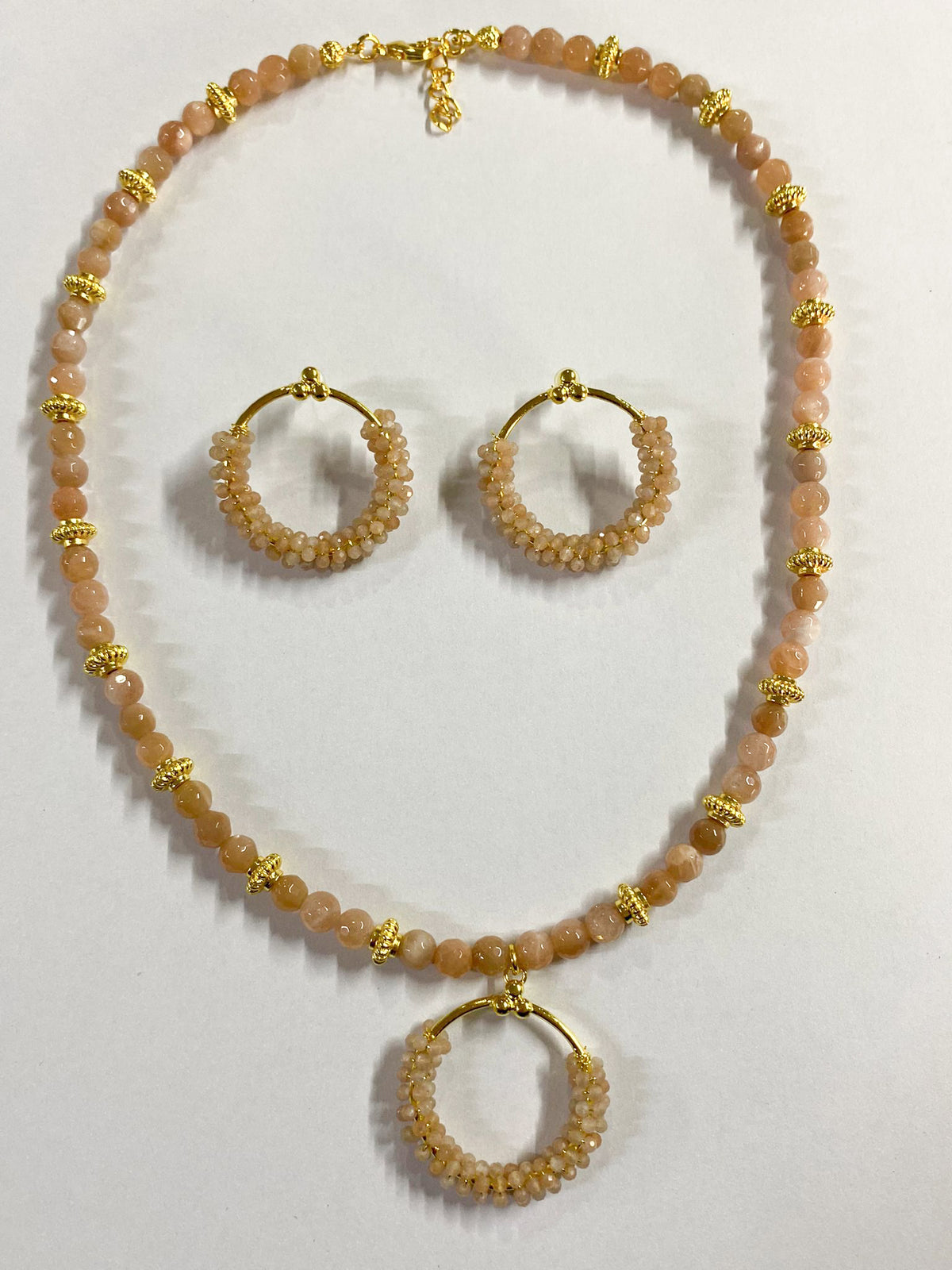 SunStone Parure colier & Boucles d'oreilles