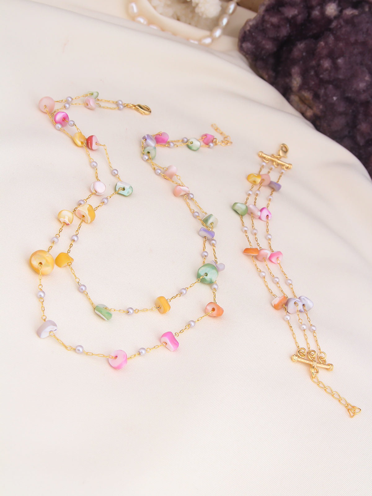 Quartz Collier
