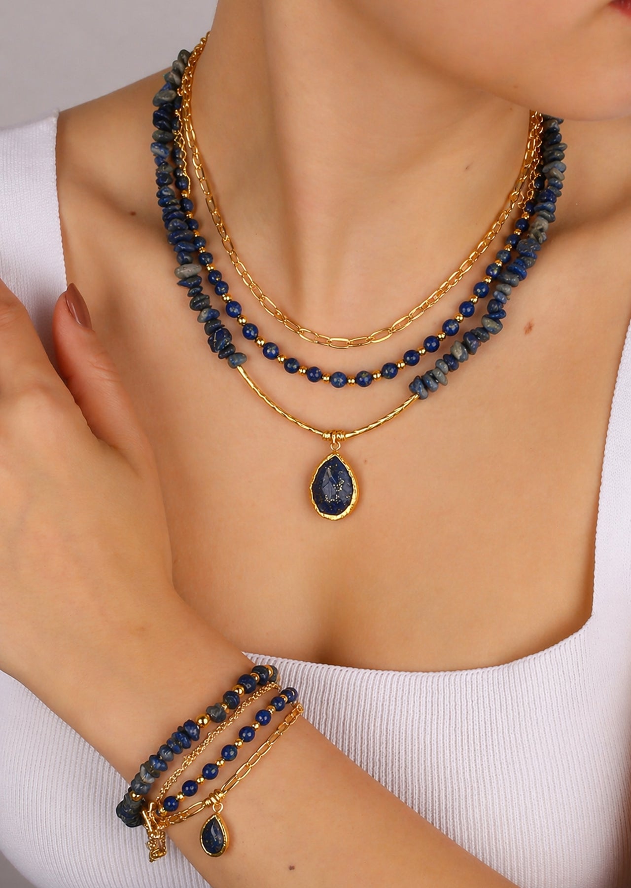 Saphire Anklet