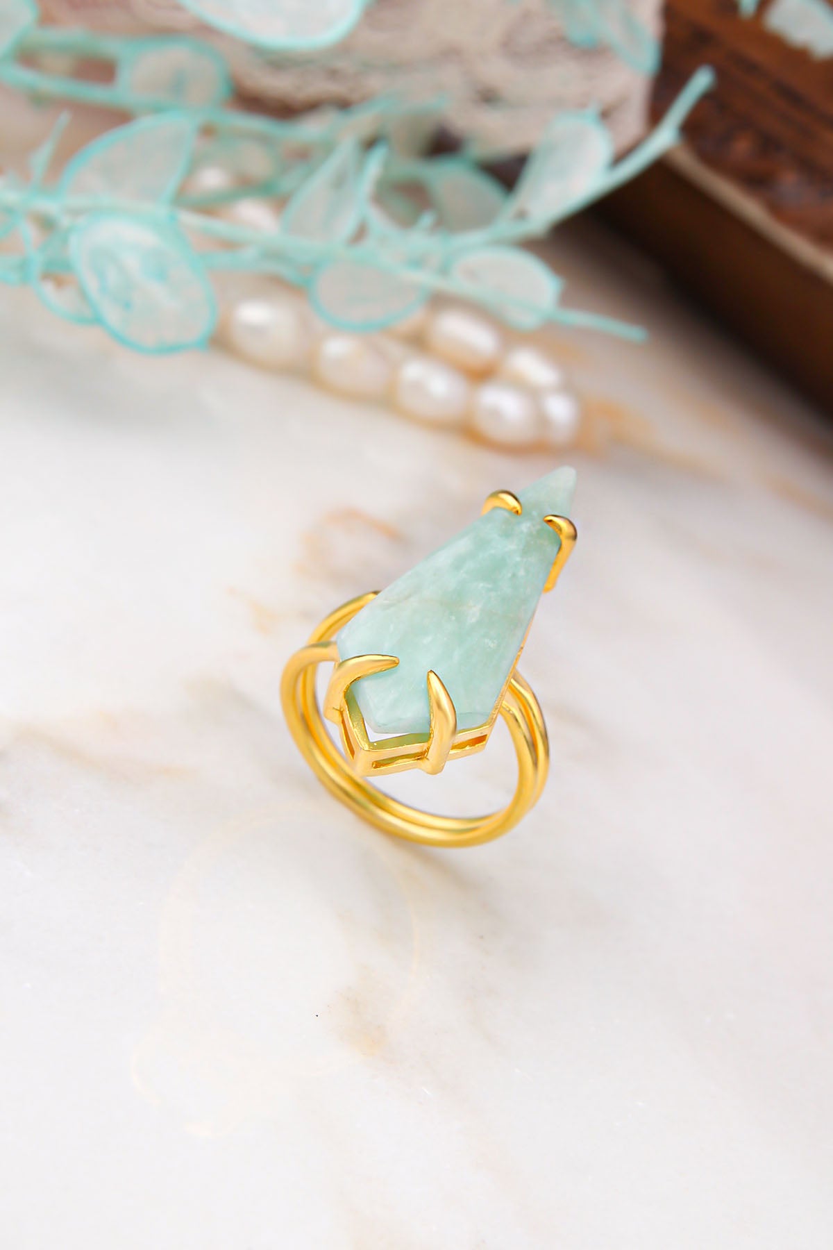 Amazonite Bagues
