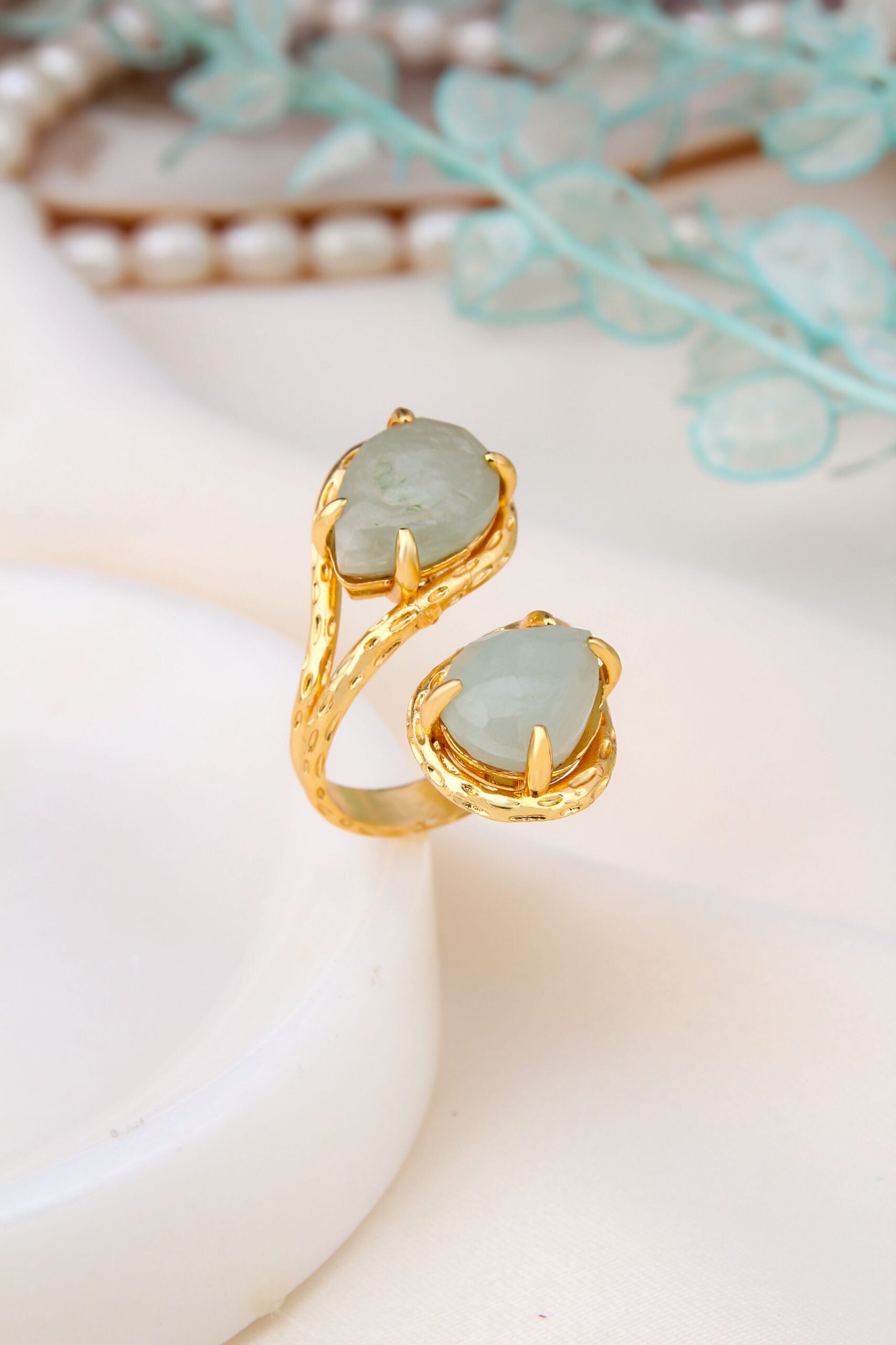 Amazonite Bagues