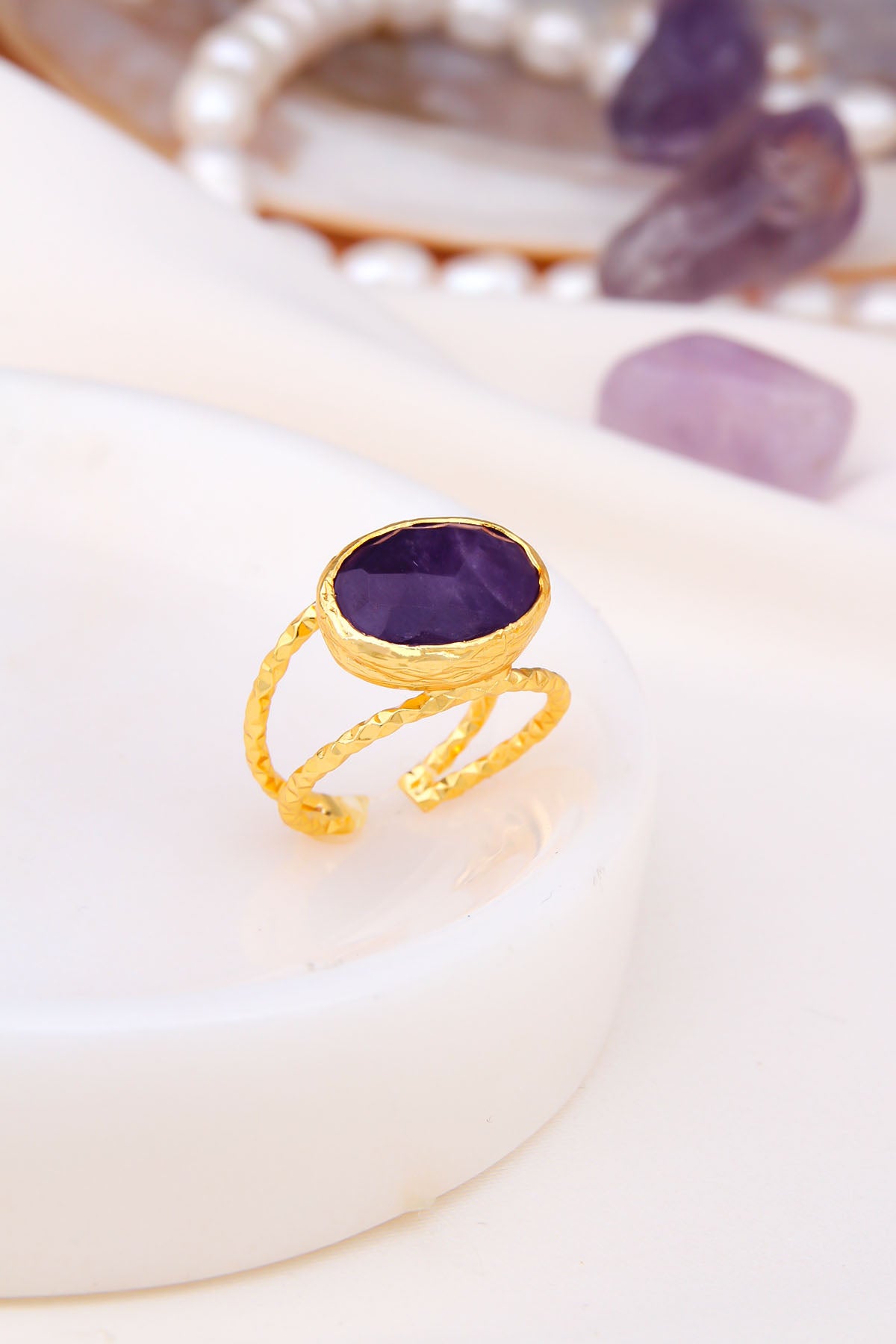 Amethyst Bagues