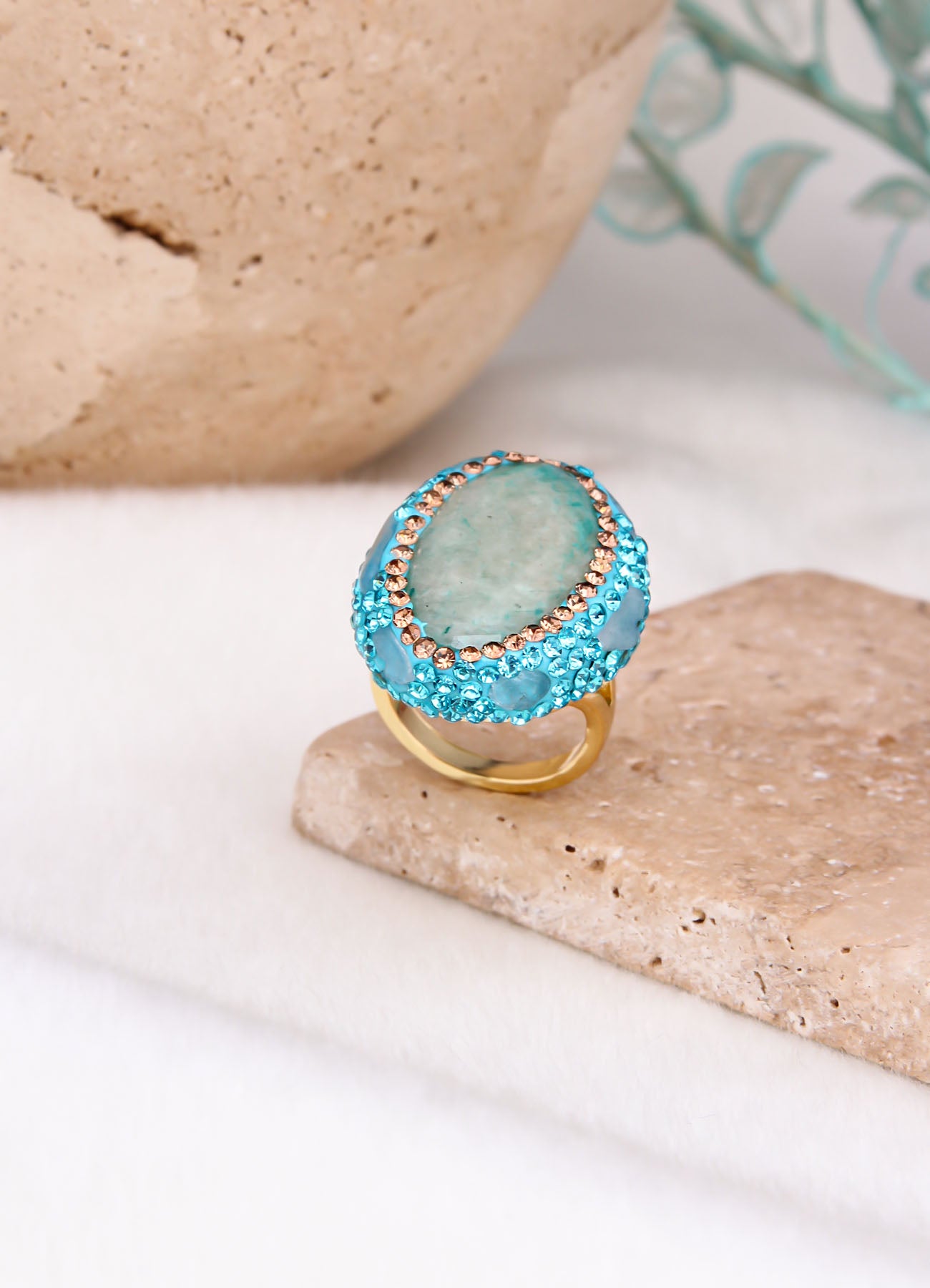Amazonite Bague