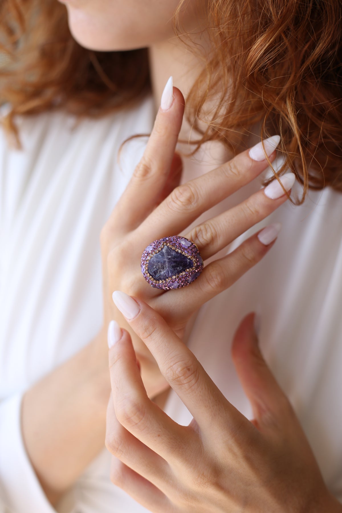 Amethyst  Bague
