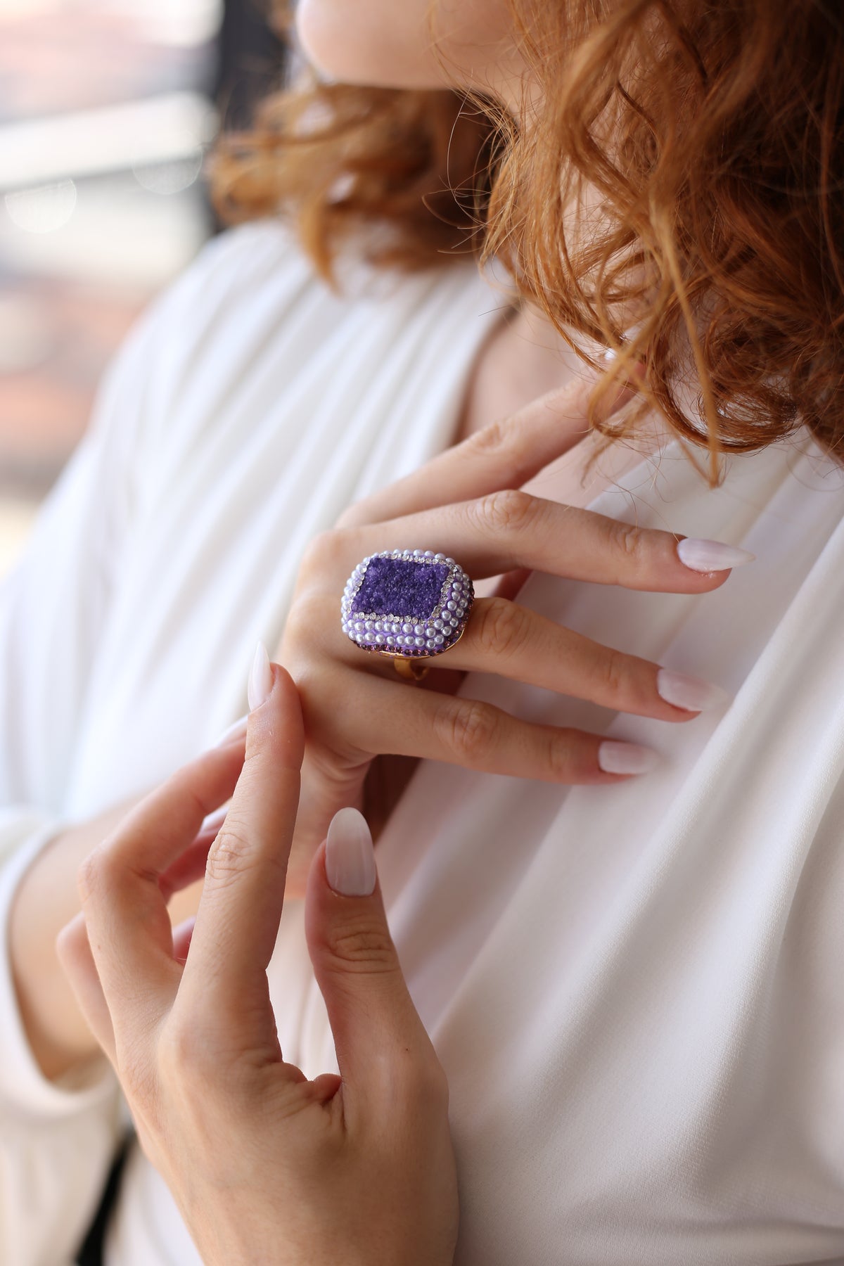 Amethyst  Bague