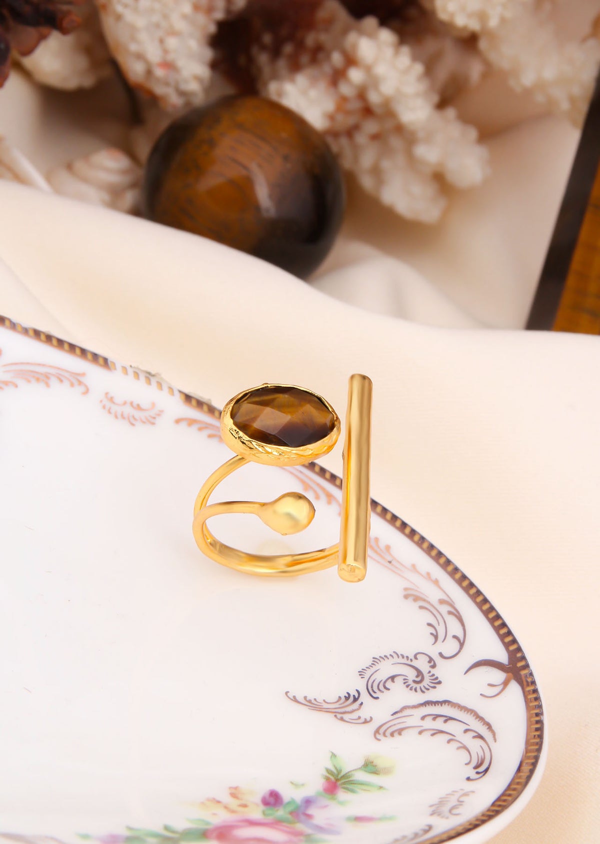 Tiger Eyes Ring