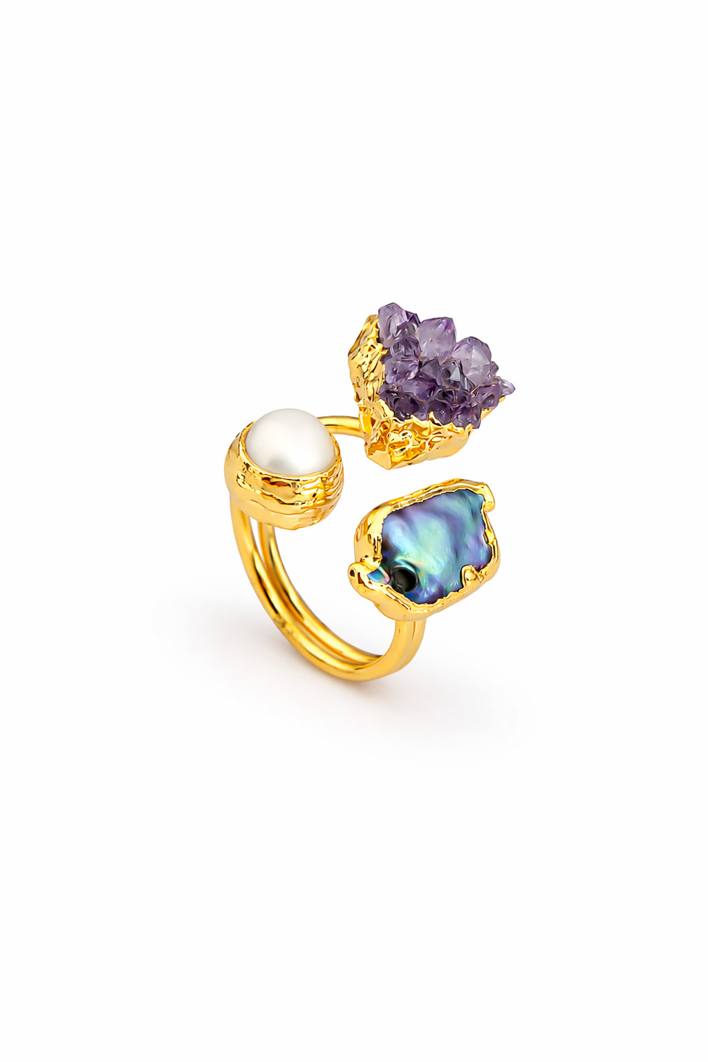Zultanite & Pearl Ring