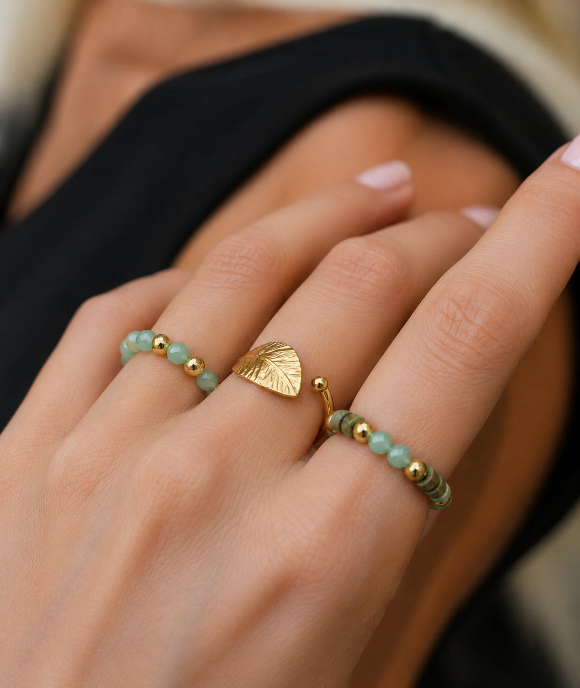 Amazonite Ring